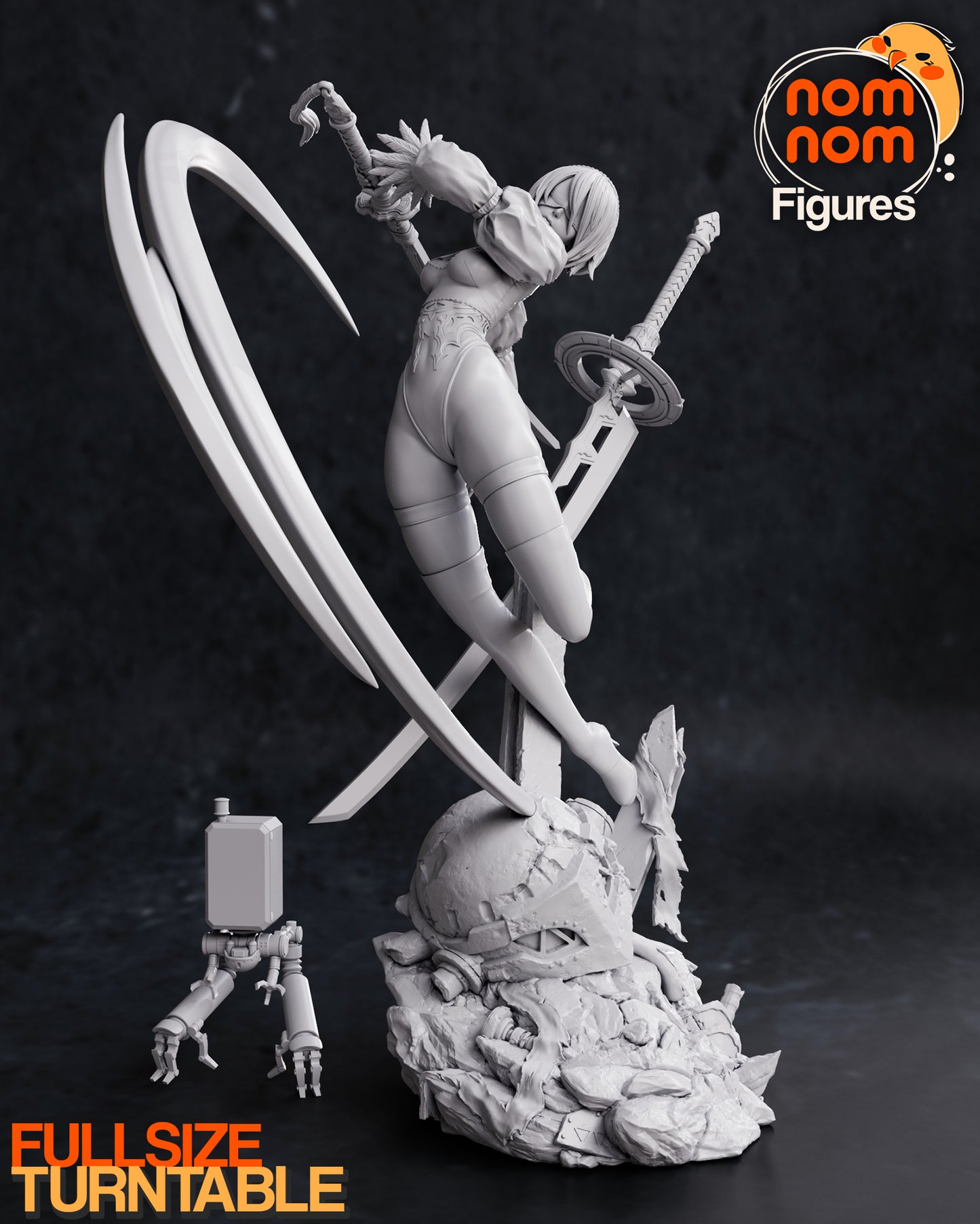 Nomnom Figures 2B- Nier Automata