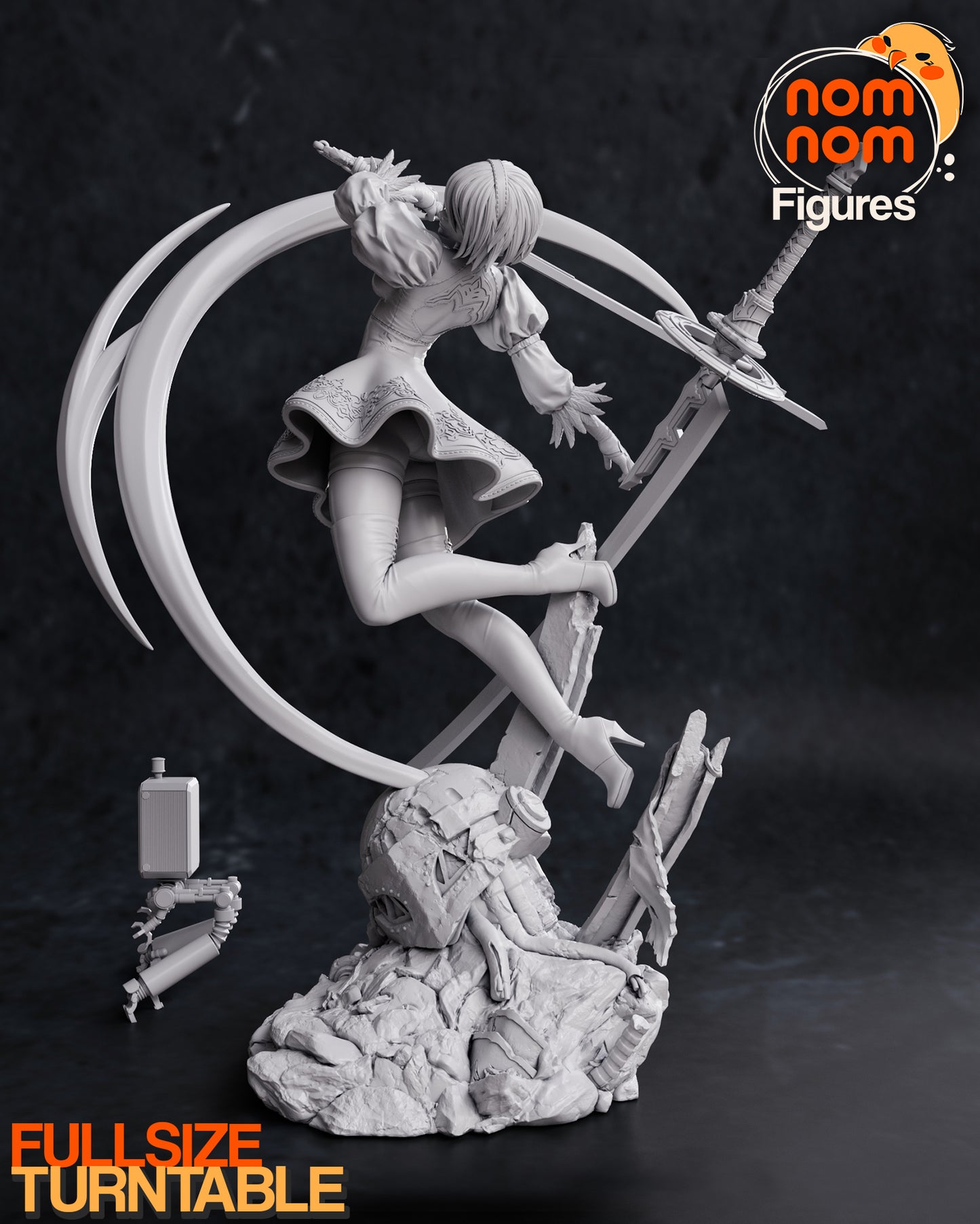 Nomnom Figures 2B- Nier Automata