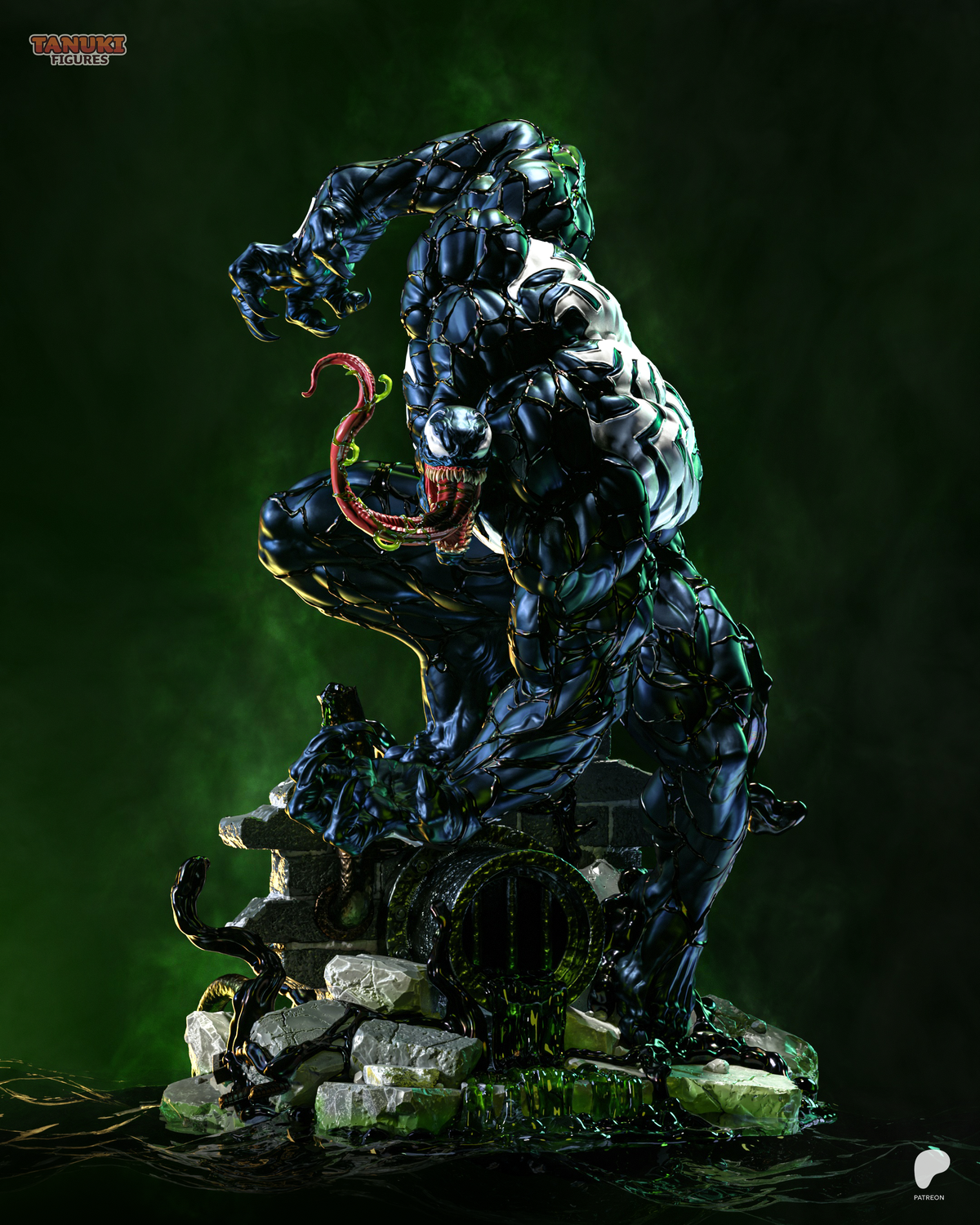Tanuki Figures Venom- Spider-Man