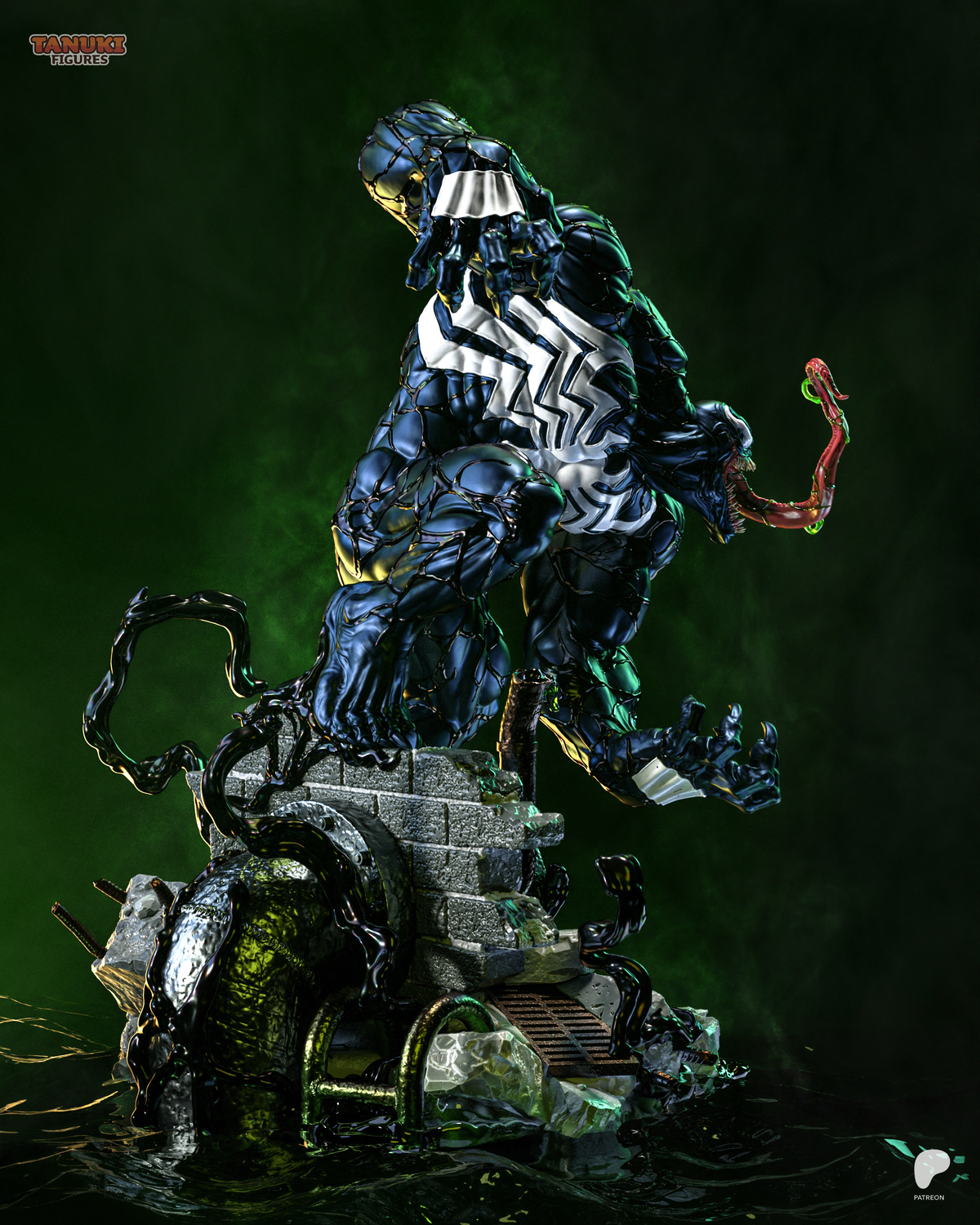 Tanuki Figures Venom- Spider-Man