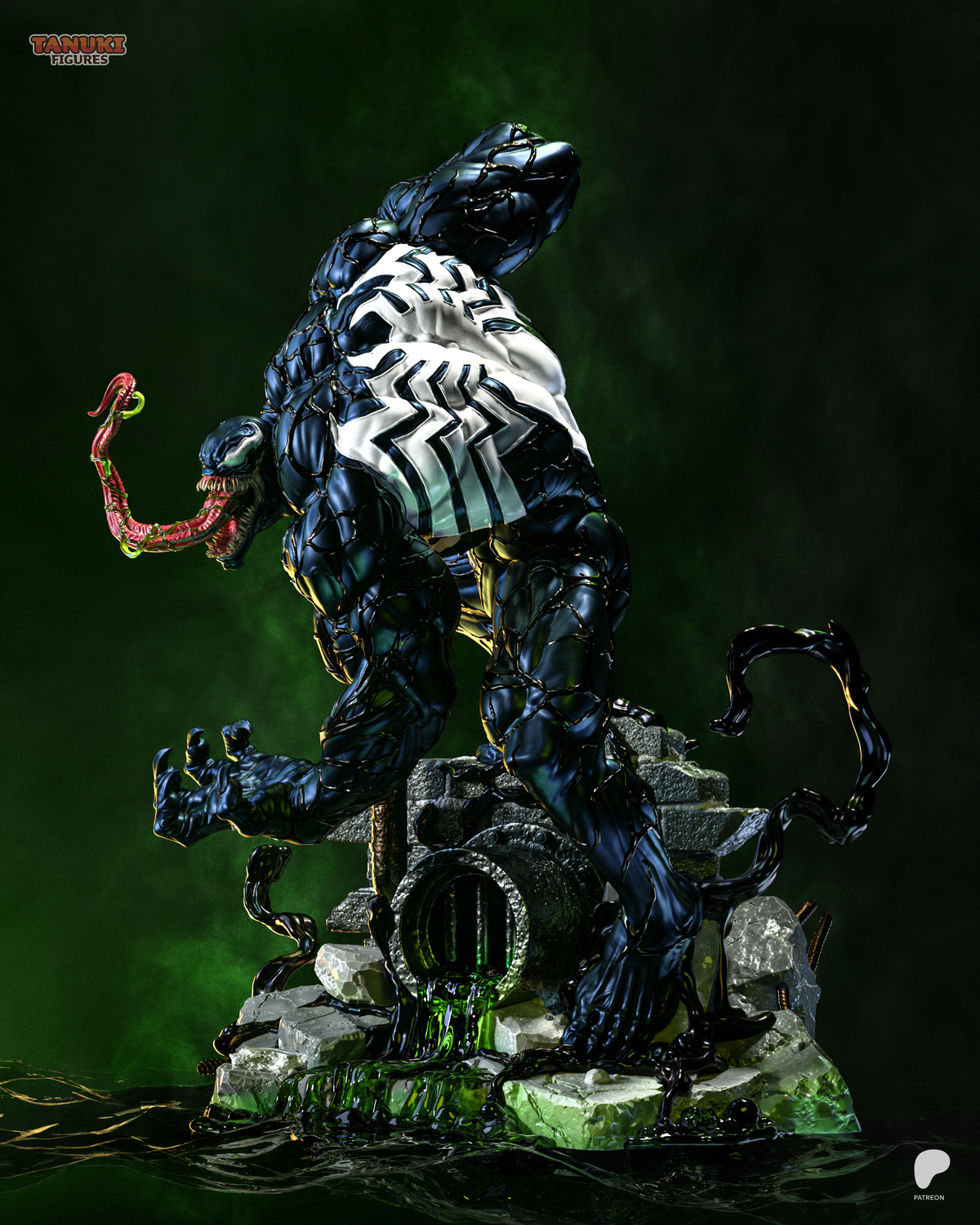 Tanuki Figures Venom- Spider-Man