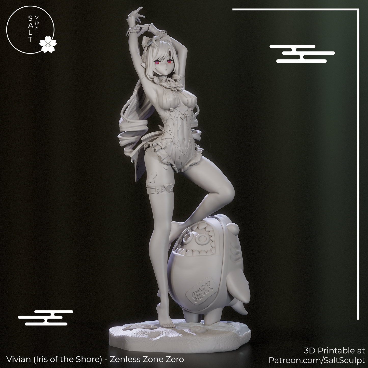 SaltSculpt Vivian (Iris of the shore) -  Zenless Zone Zero