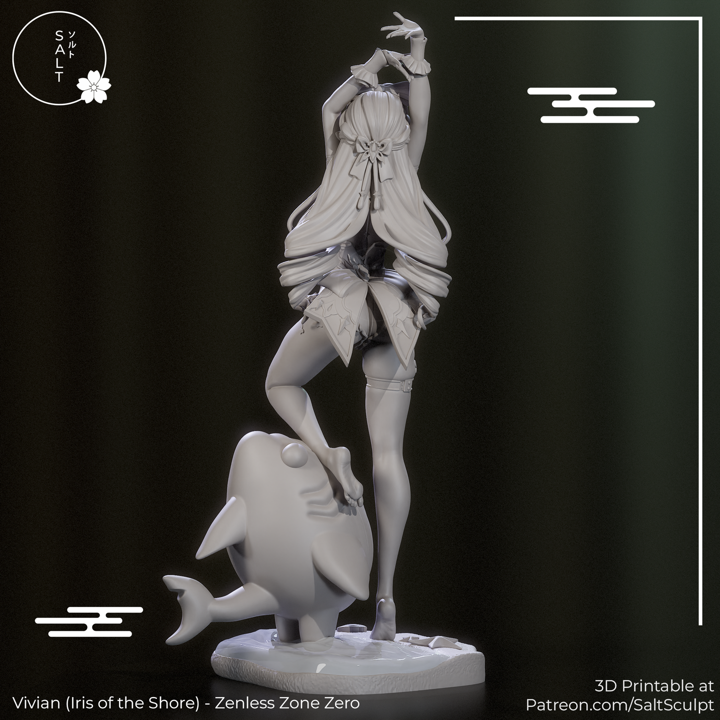 SaltSculpt Vivian (Iris of the shore) -  Zenless Zone Zero