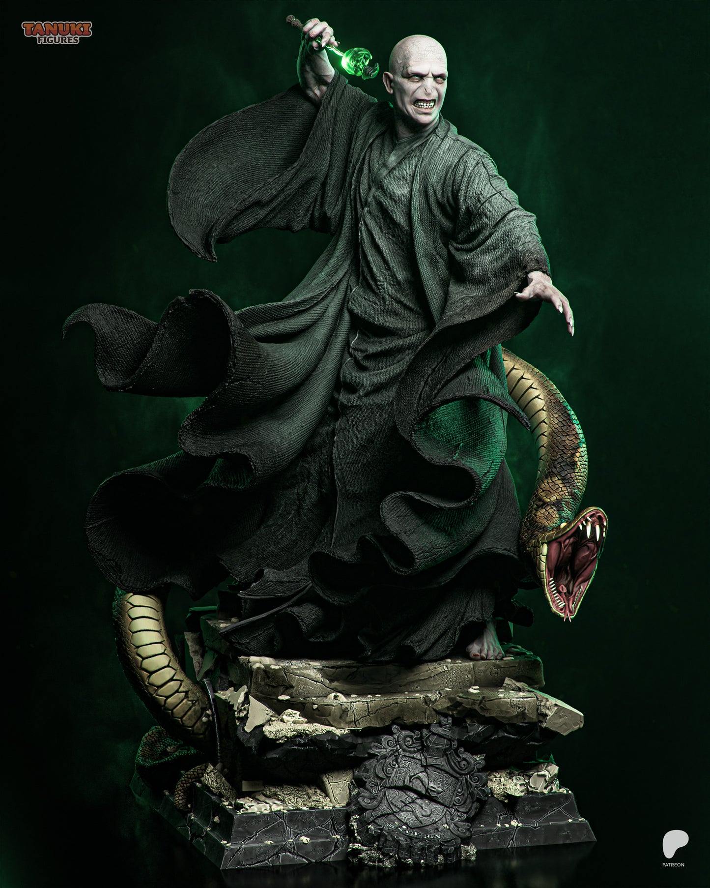Tanuki Figures Voldemort