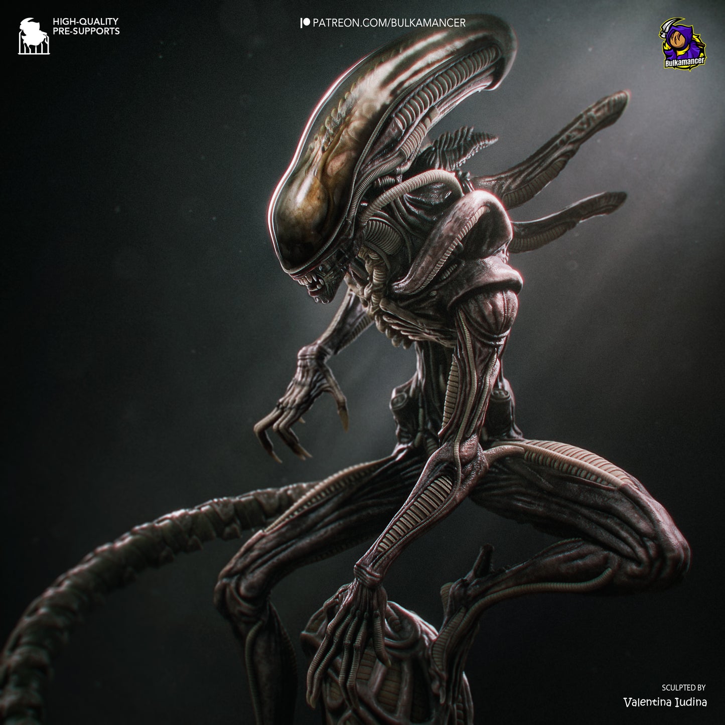 Bulkamancer Sculps Xenomorph
