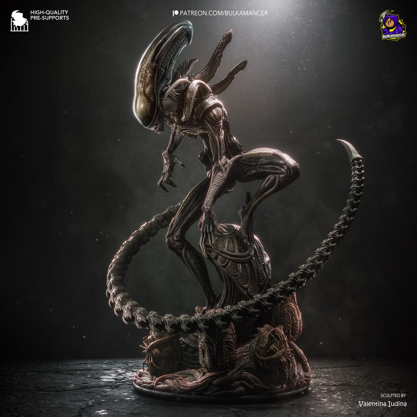 Bulkamancer Sculps Xenomorph