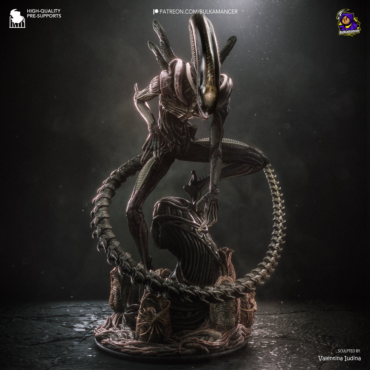 Bulkamancer Sculps Xenomorph