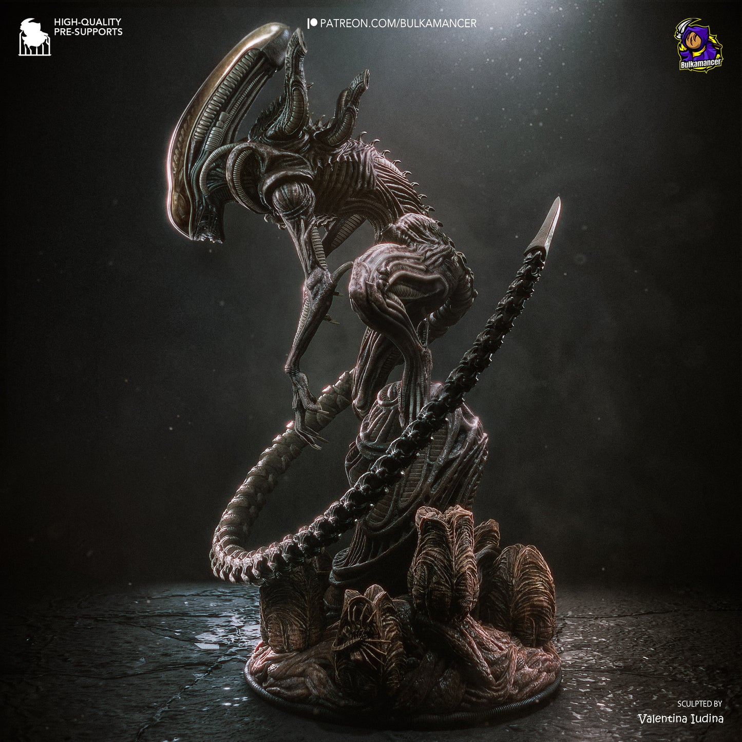 Bulkamancer Sculps Xenomorph