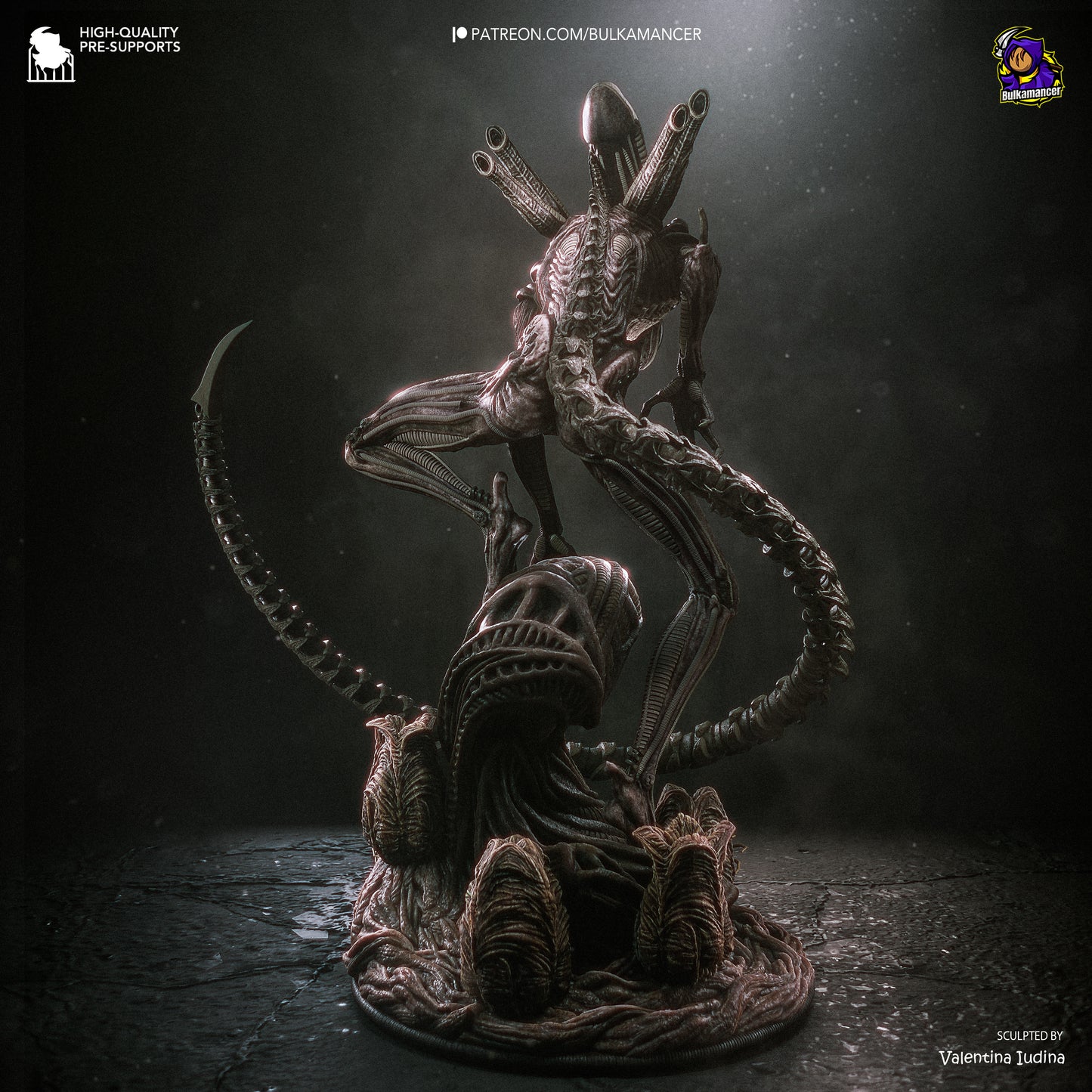 Bulkamancer Sculps Xenomorph