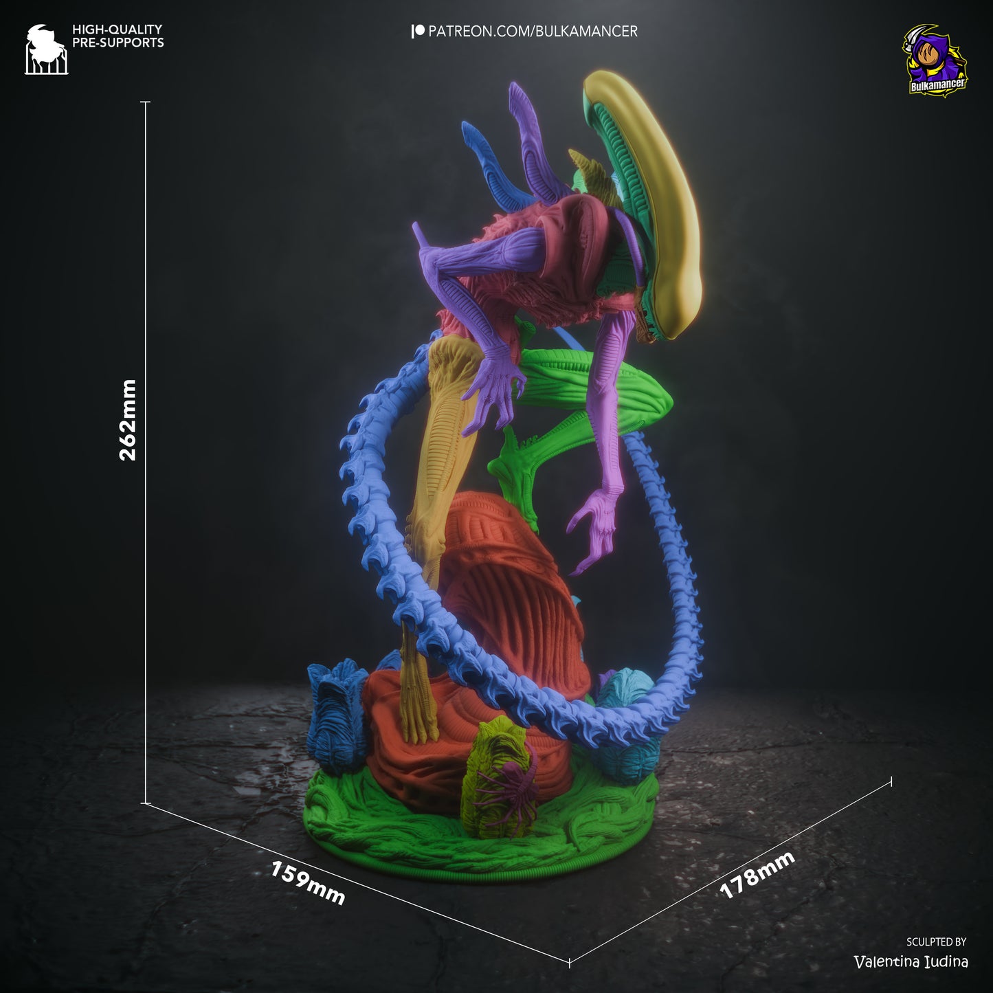 Bulkamancer Sculps Xenomorph