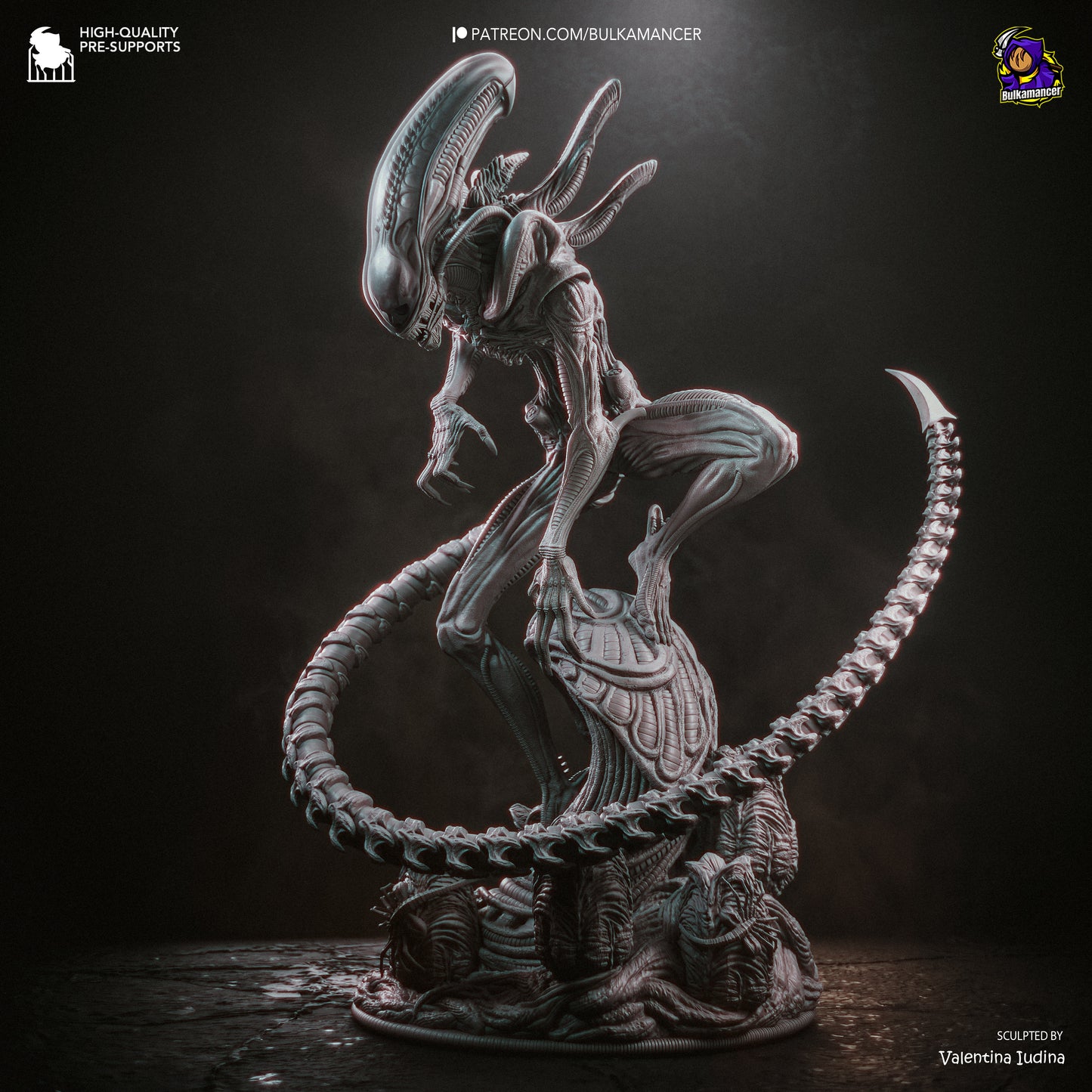 Bulkamancer Sculps Xenomorph