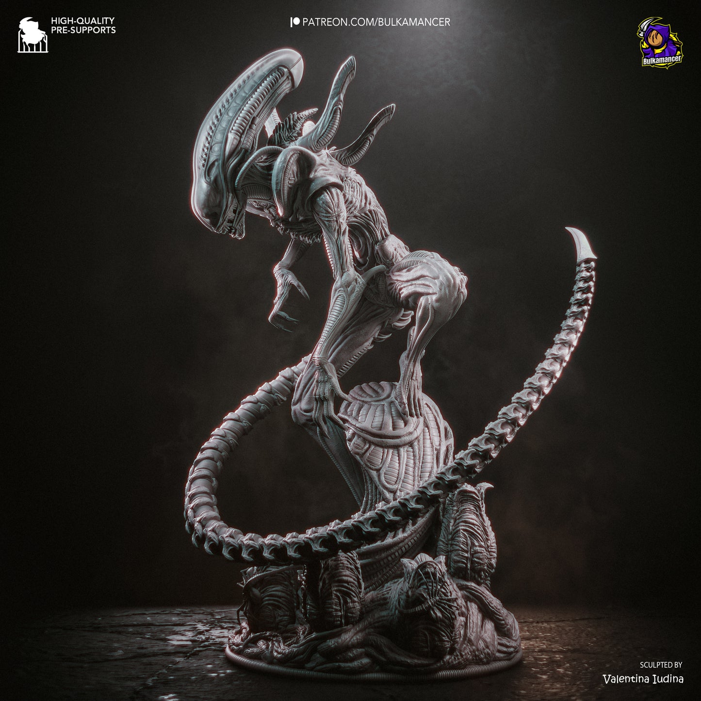 Bulkamancer Sculps Xenomorph