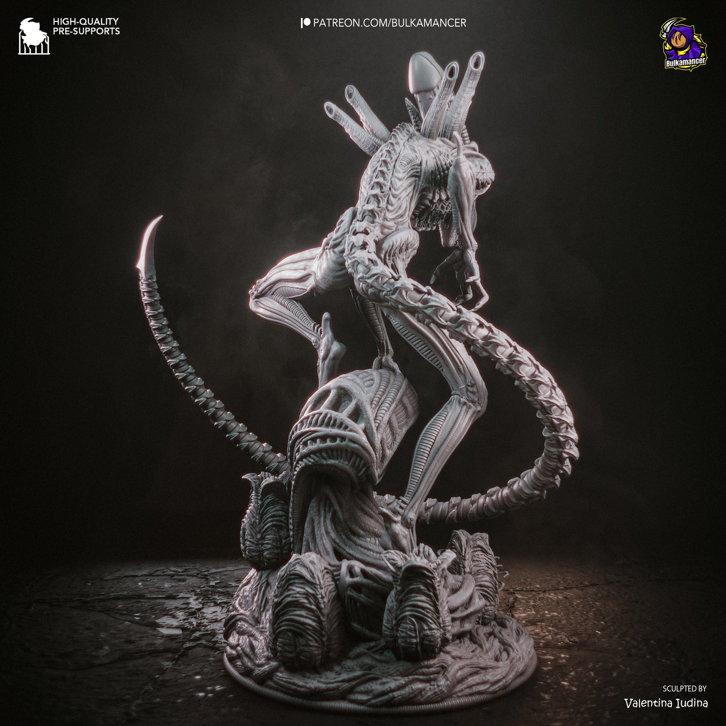 Bulkamancer Sculps Xenomorph