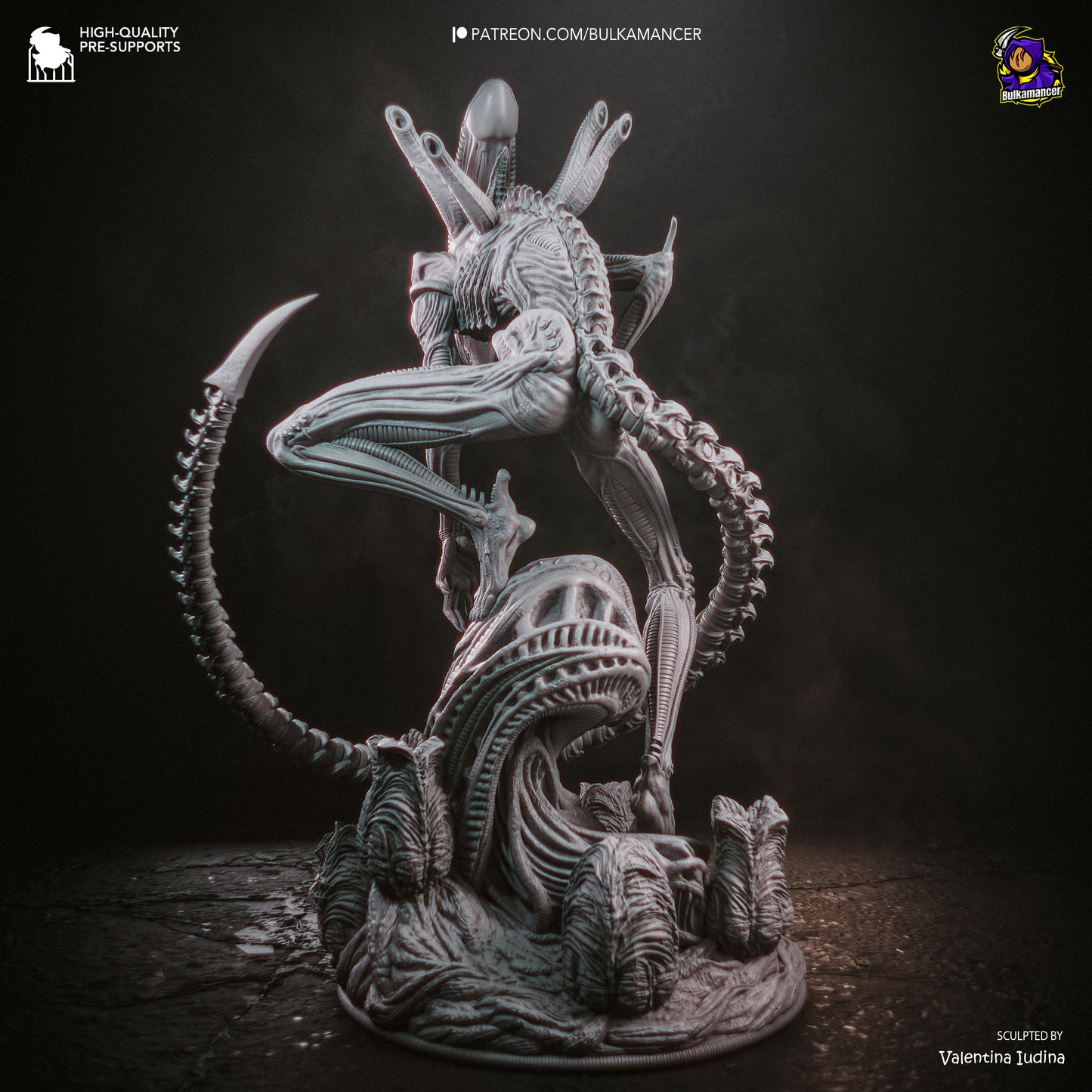 Bulkamancer Sculps Xenomorph