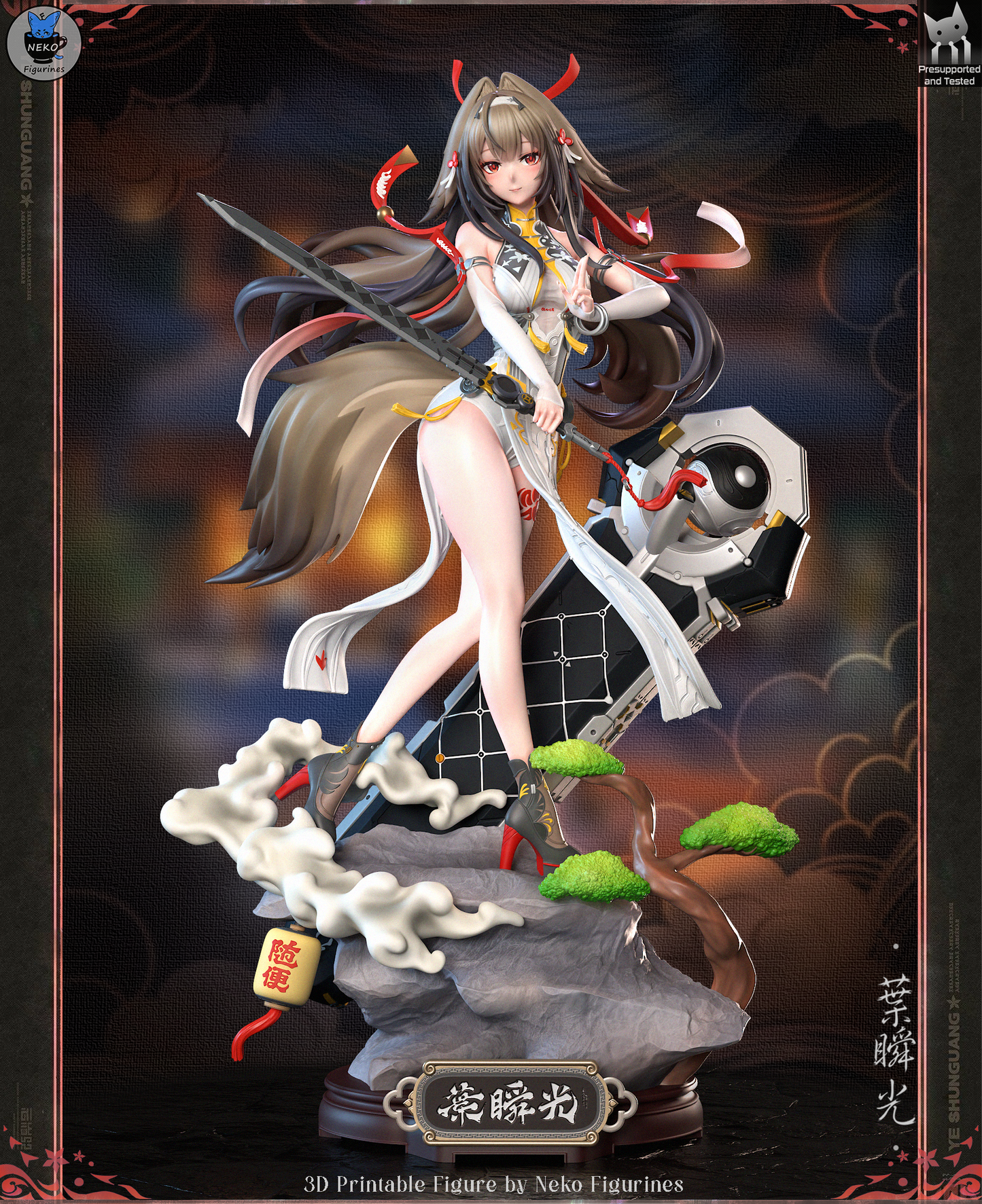 Neko Figurines Ye Shunguang - Zenless Zone Zero