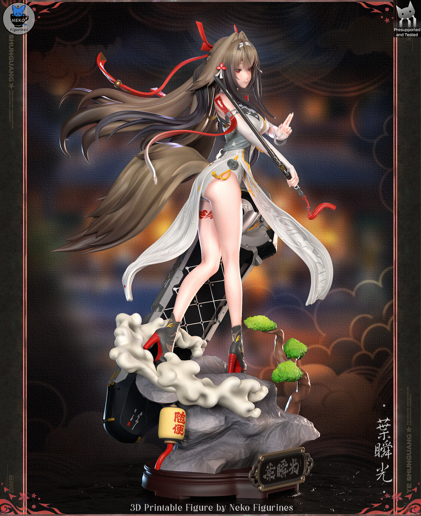 Neko Figurines Ye Shunguang - Zenless Zone Zero