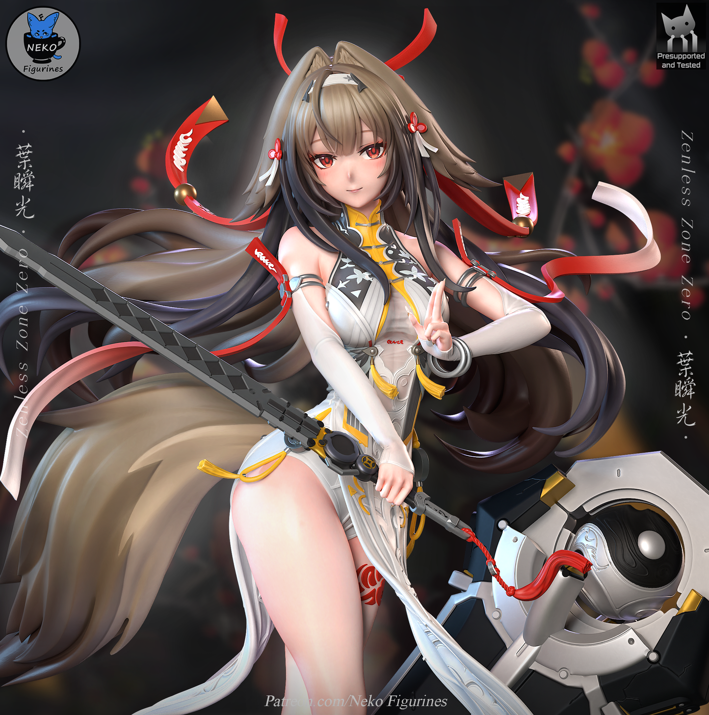 Neko Figurines Ye Shunguang - Zenless Zone Zero