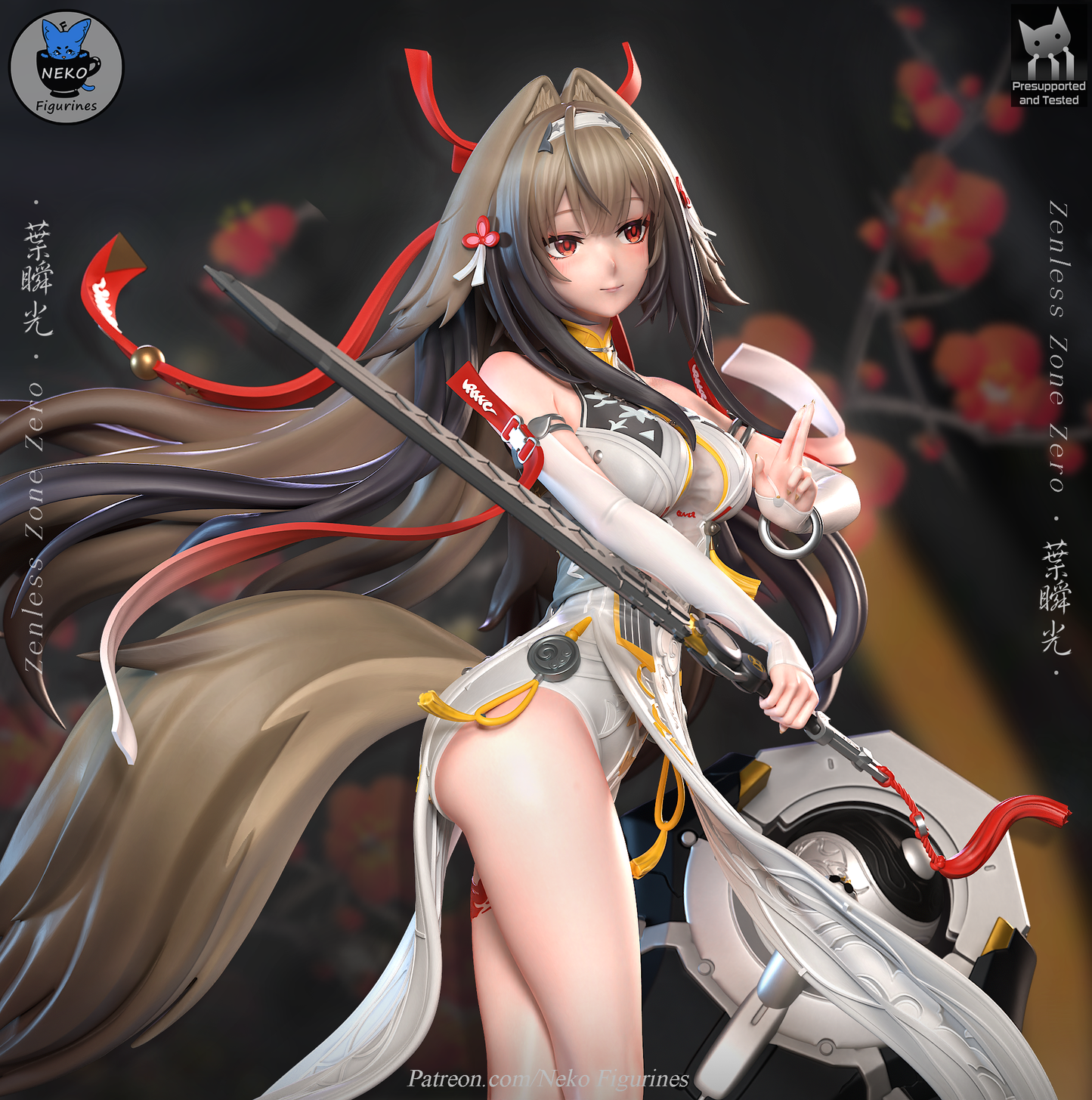 Neko Figurines Ye Shunguang - Zenless Zone Zero