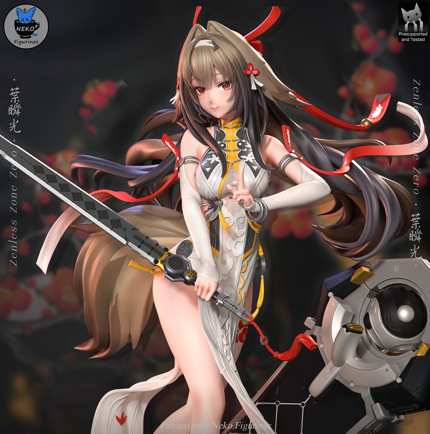 Neko Figurines Ye Shunguang - Zenless Zone Zero