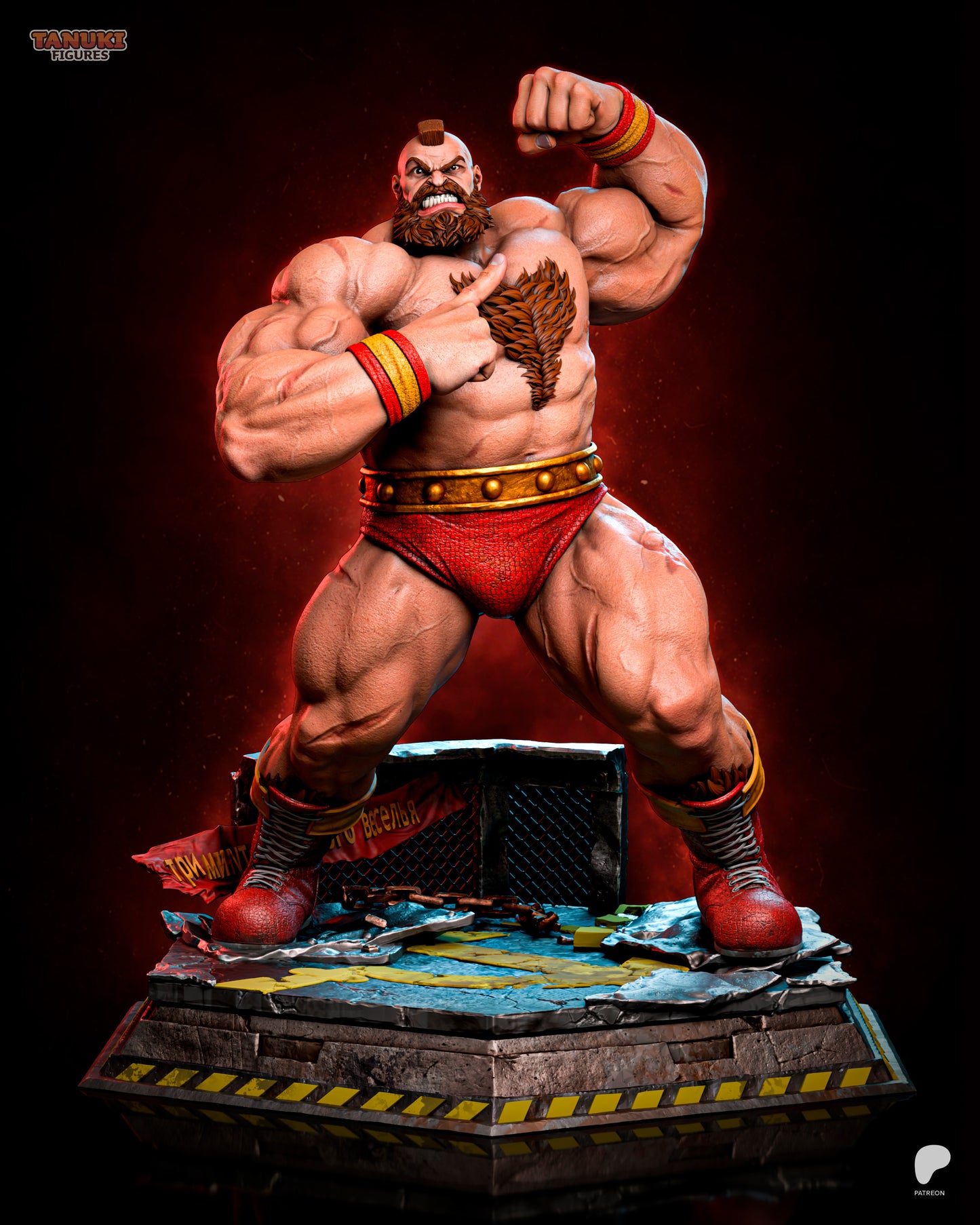 Tanuki Figures Zangief - Street Fighter