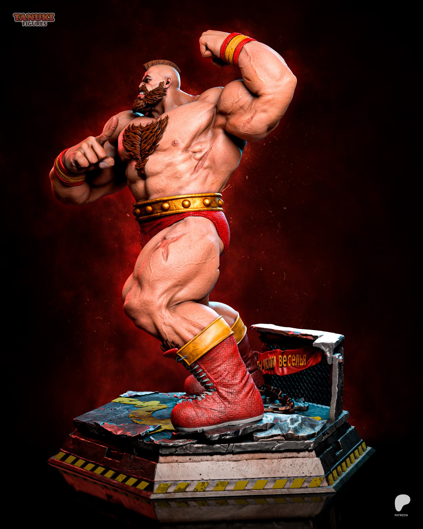 Tanuki Figures Zangief - Street Fighter