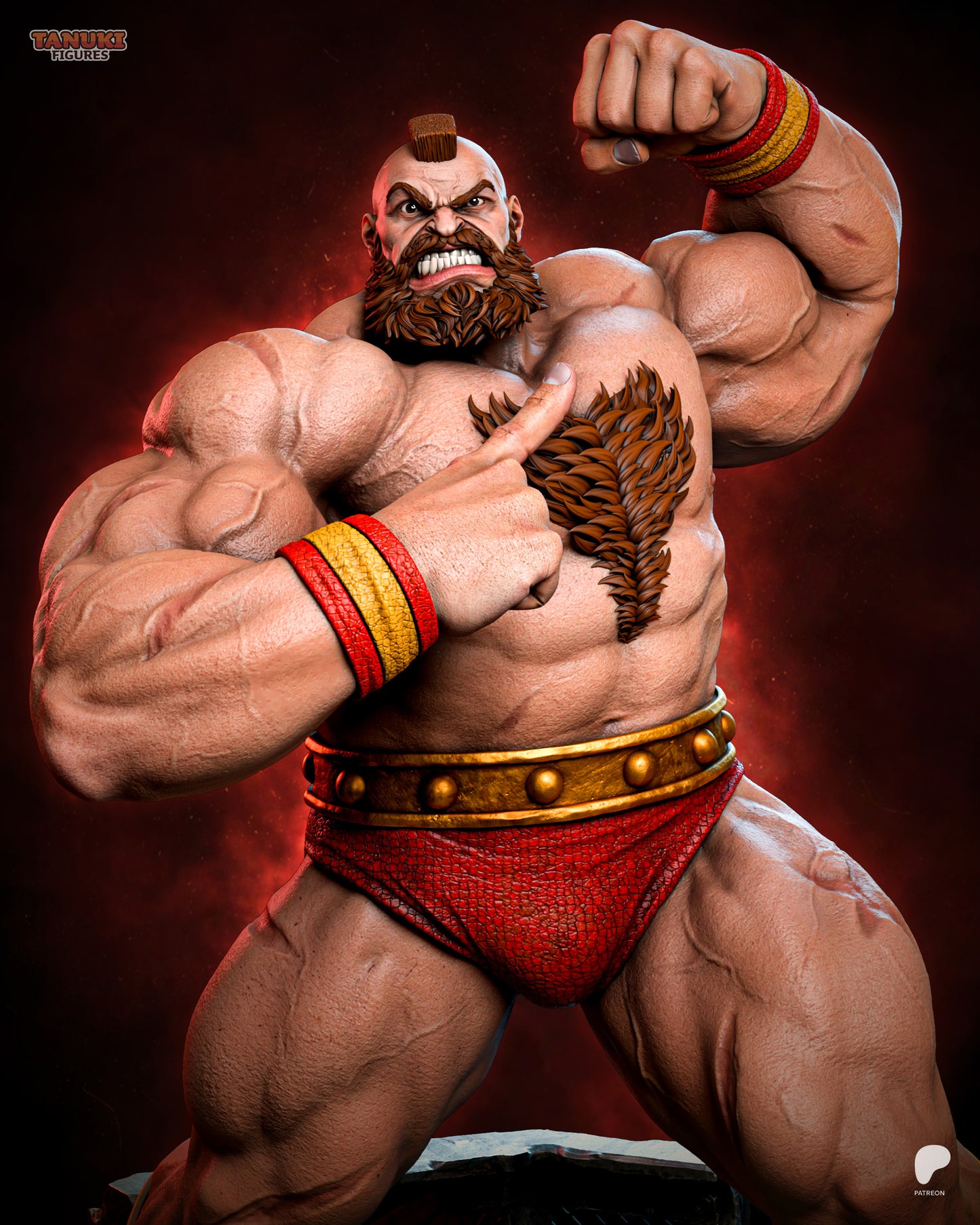 Tanuki Figures Zangief - Street Fighter