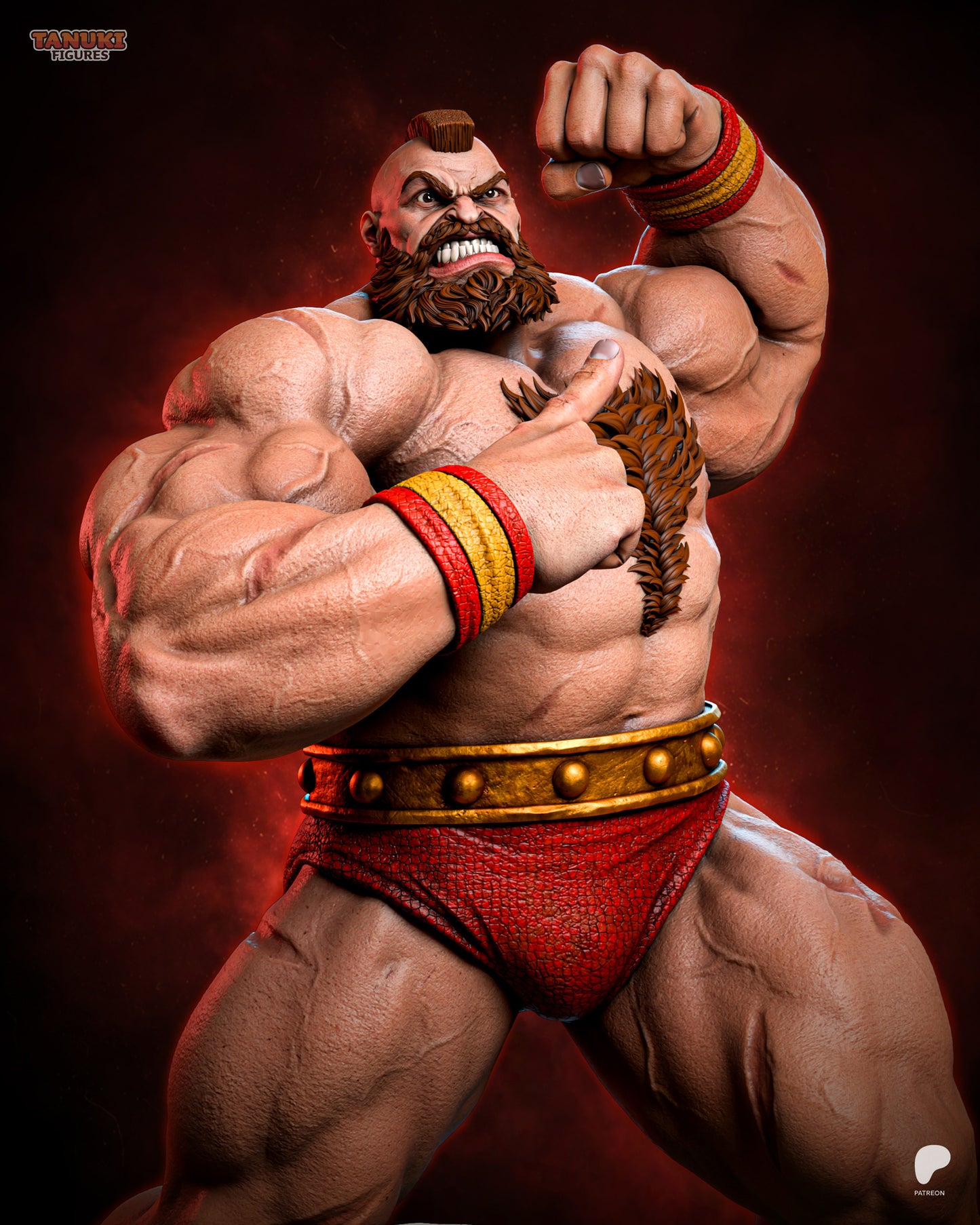 Tanuki Figures Zangief - Street Fighter