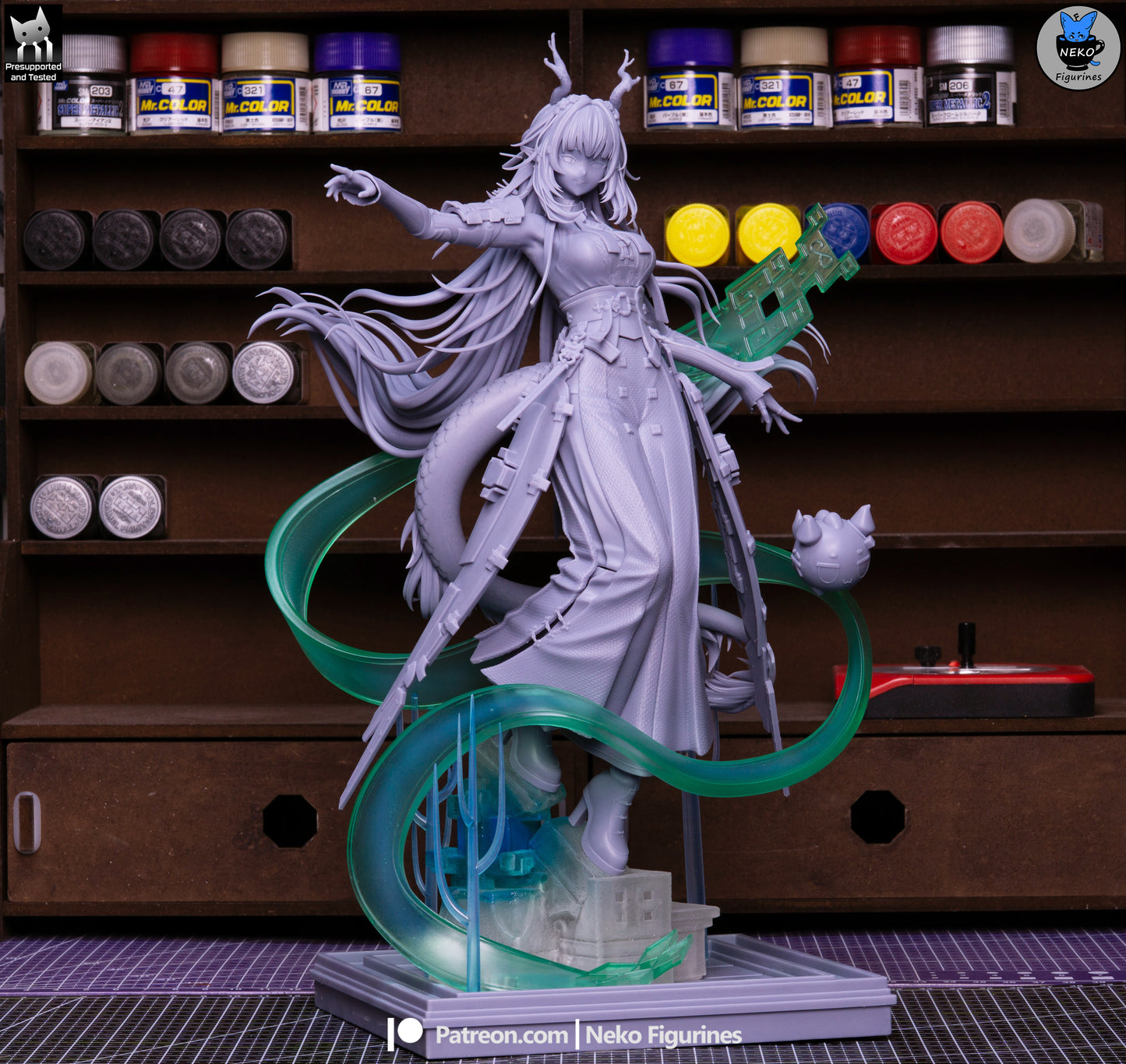 Neko Figurines Zhuang Fangyi - Arknights Enfield