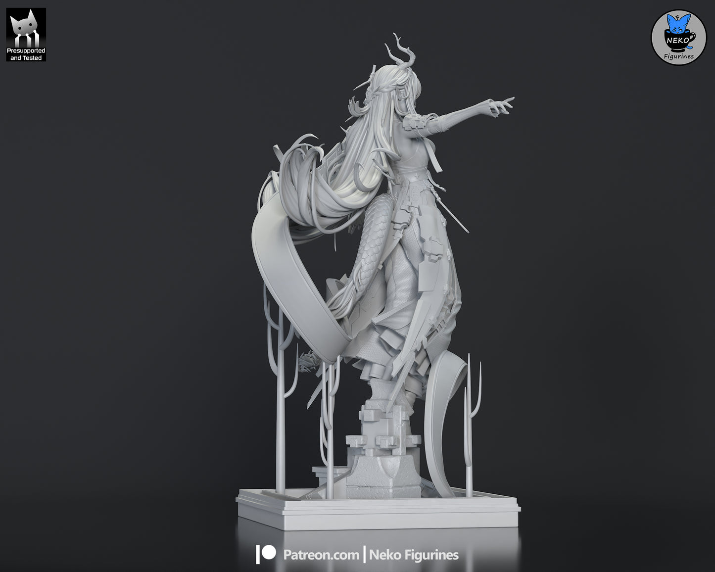 Neko Figurines Zhuang Fangyi - Arknights Enfield