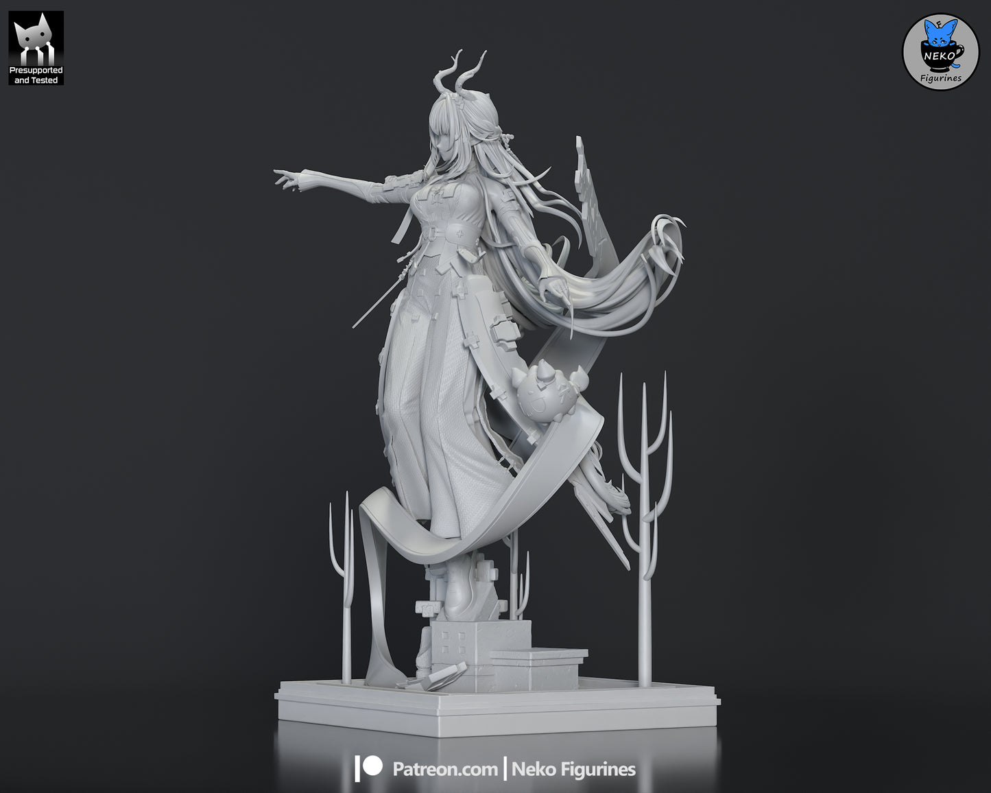 Neko Figurines Zhuang Fangyi - Arknights Enfield
