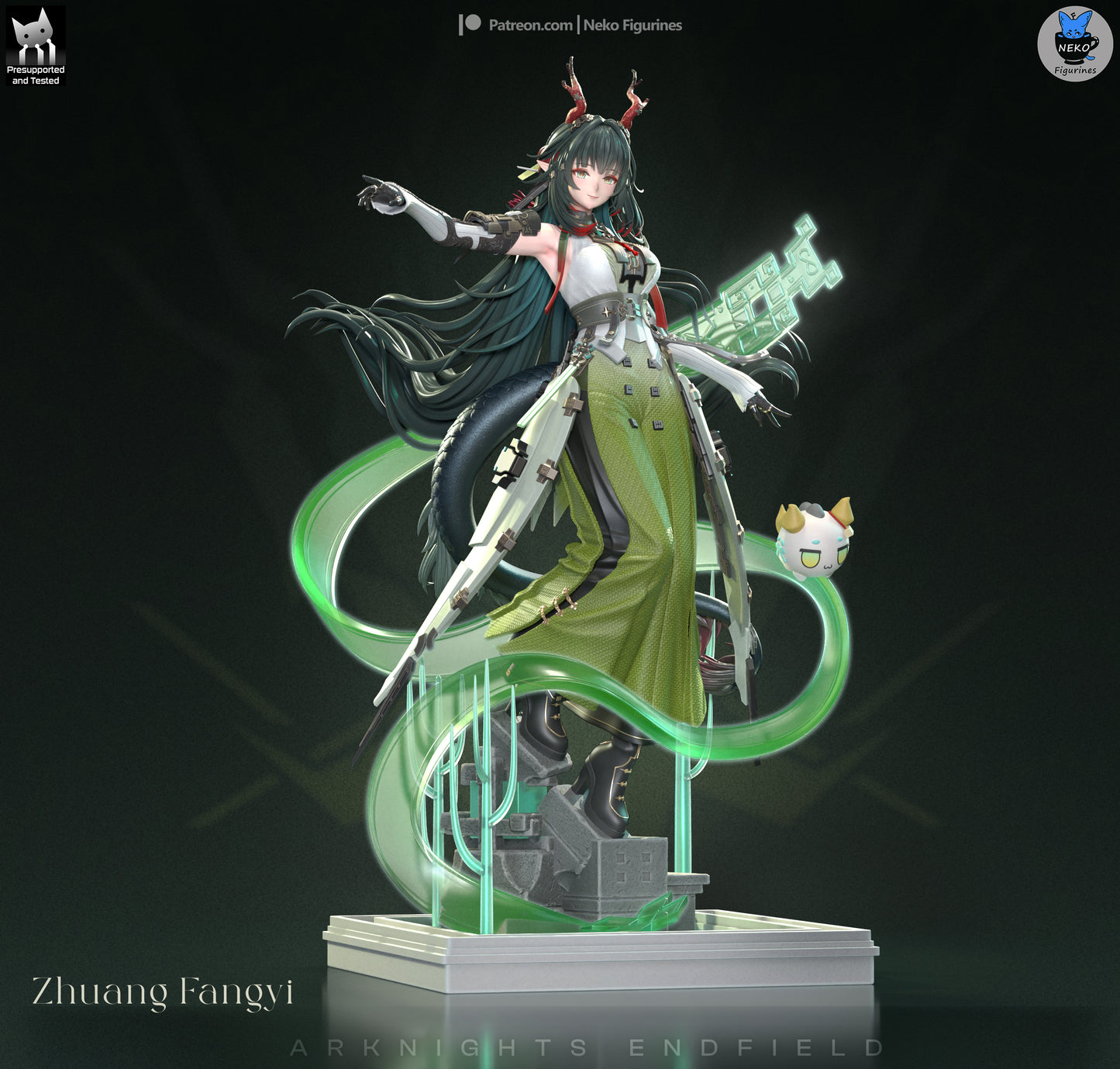 Neko Figurines Zhuang Fangyi - Arknights Enfield