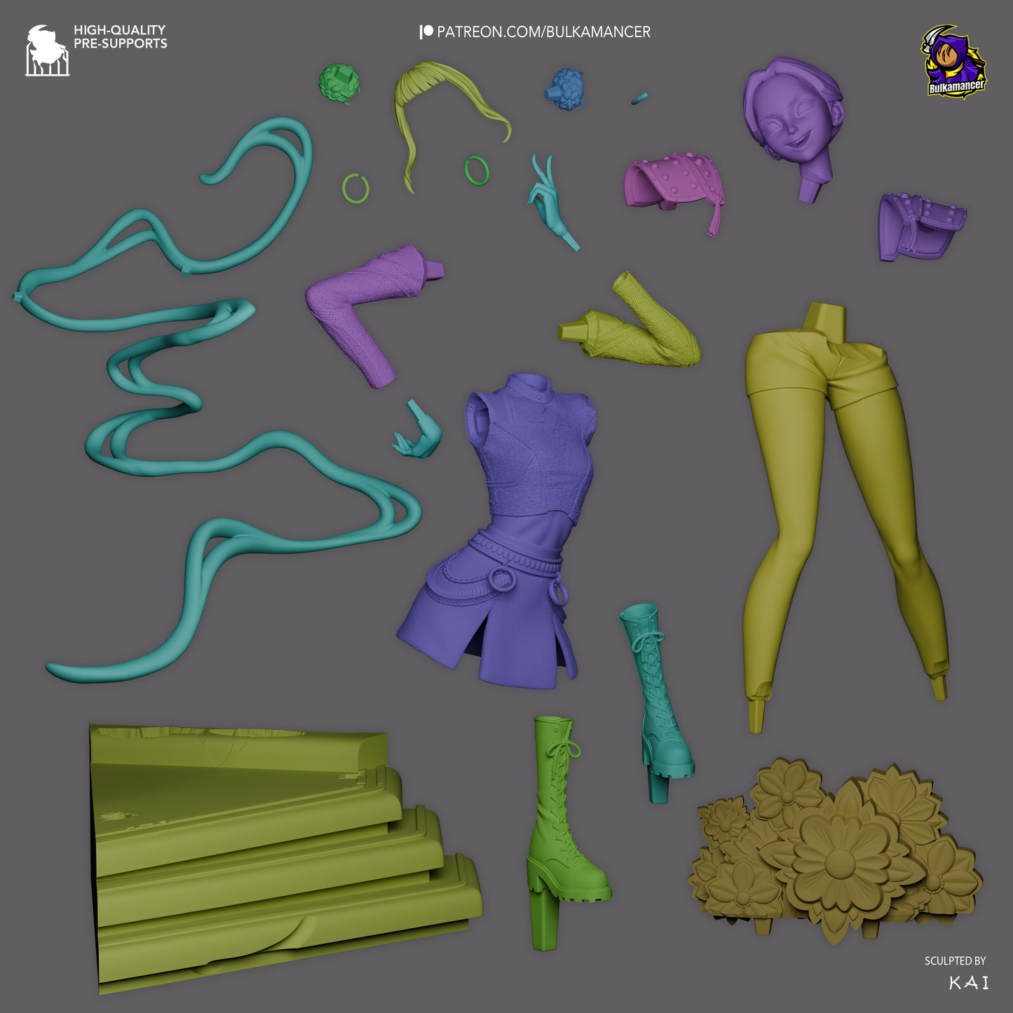 Bulkamancer Sculps - KPop Demon Hunters