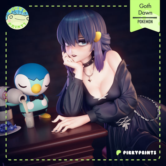 Pikky Prints Goth Dawn