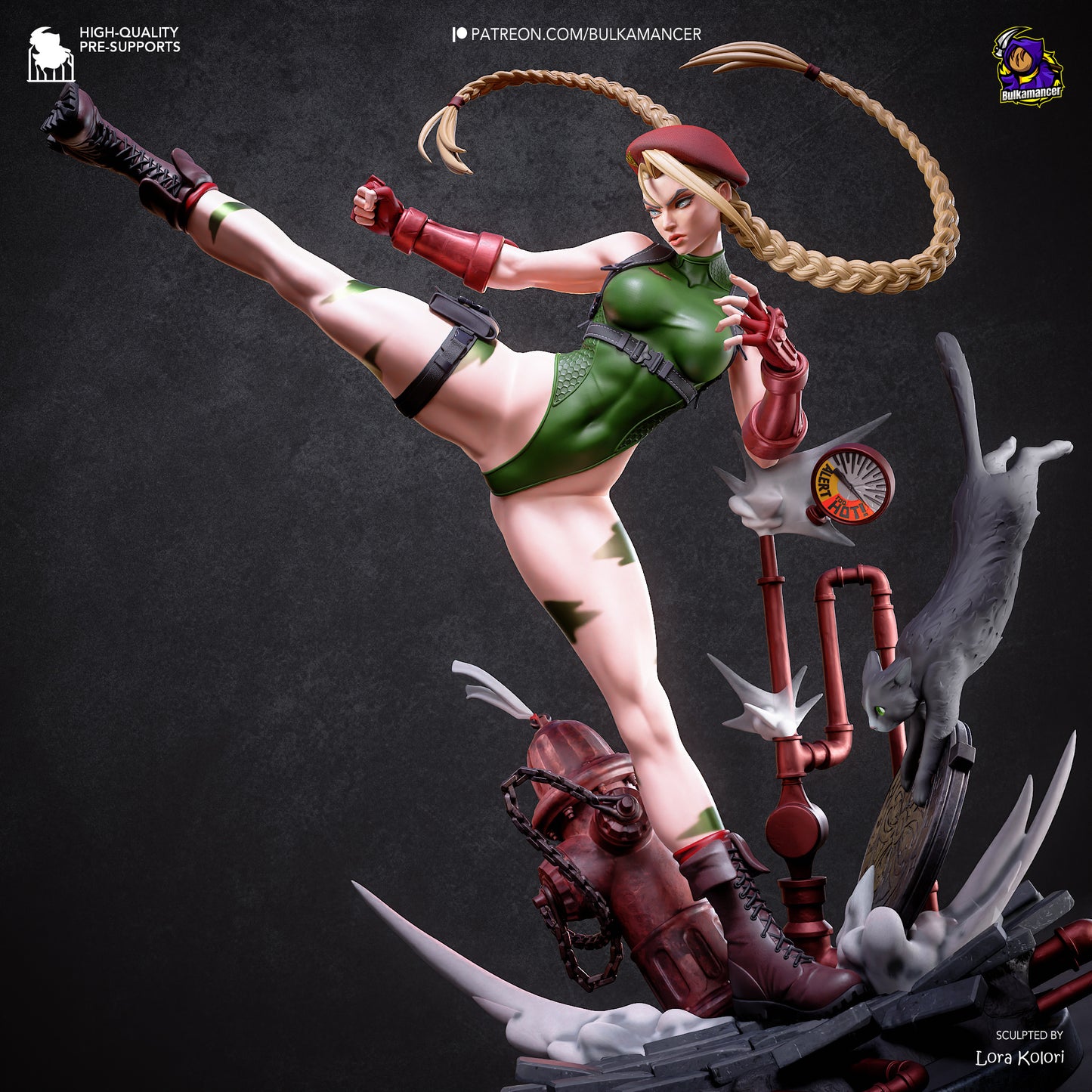 Bulkamancer Sculps Cammy - Street Fighter