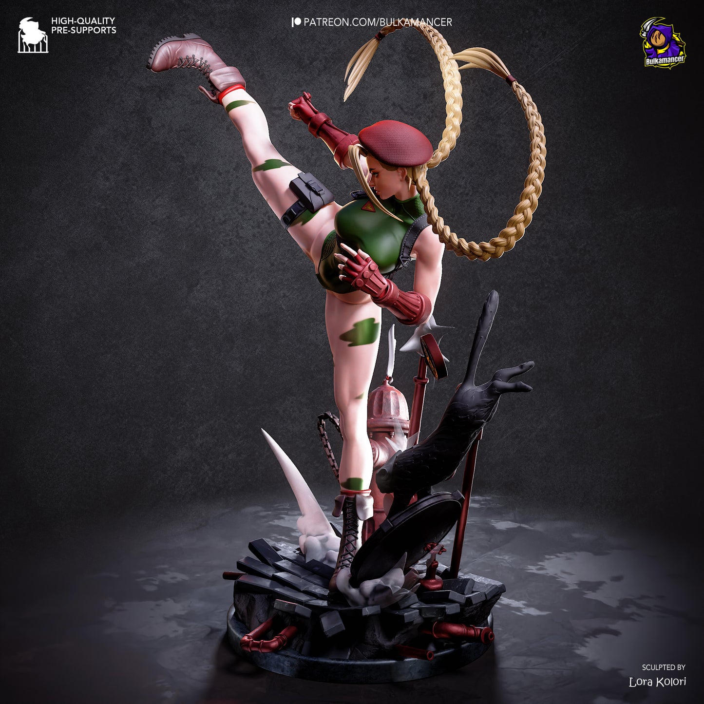 Bulkamancer Sculps Cammy - Street Fighter