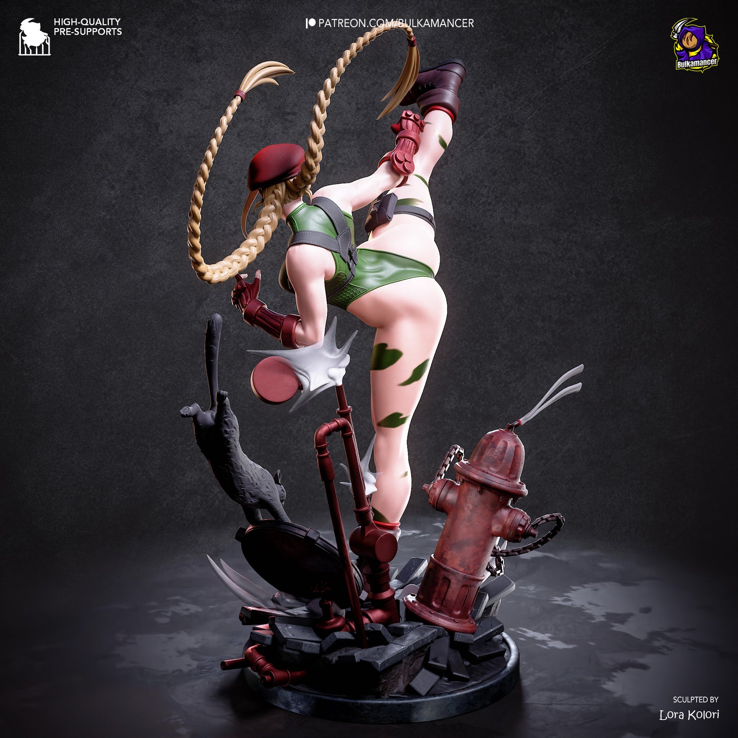 Bulkamancer Sculps Cammy - Street Fighter