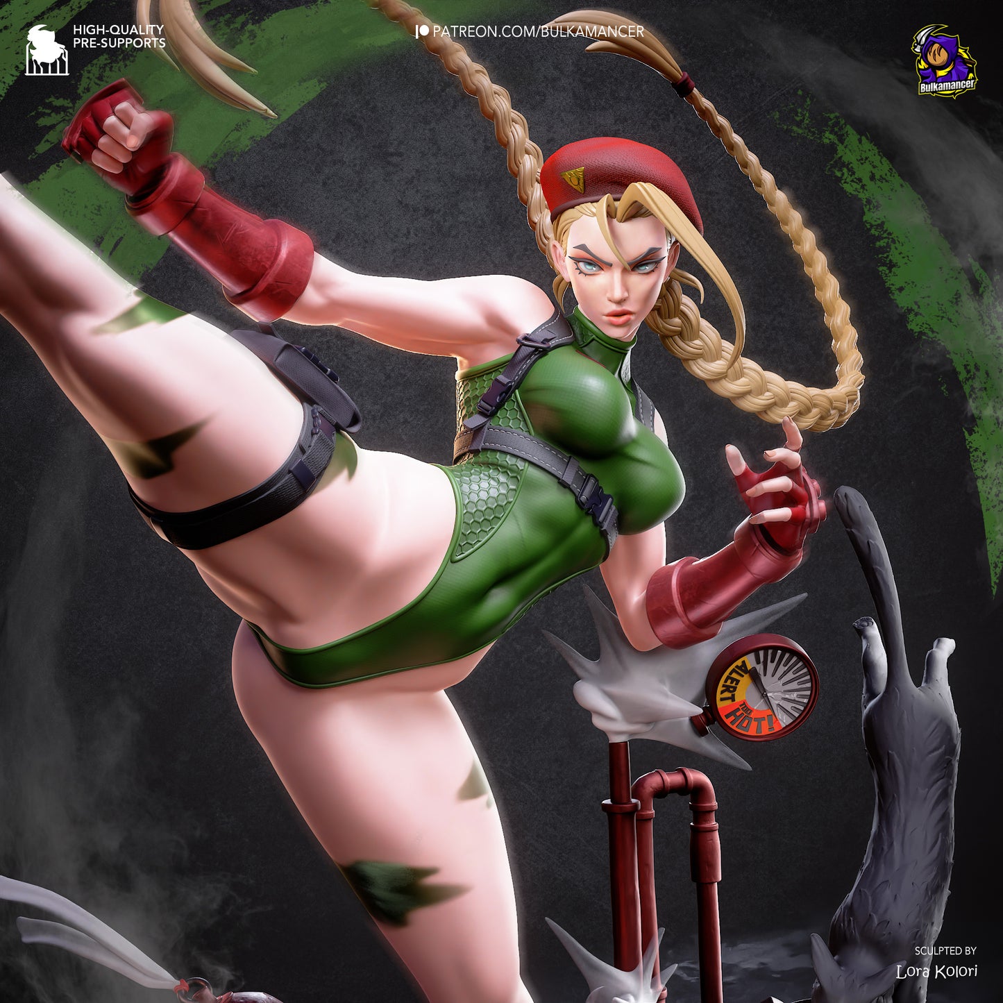 Bulkamancer Sculps Cammy - Street Fighter