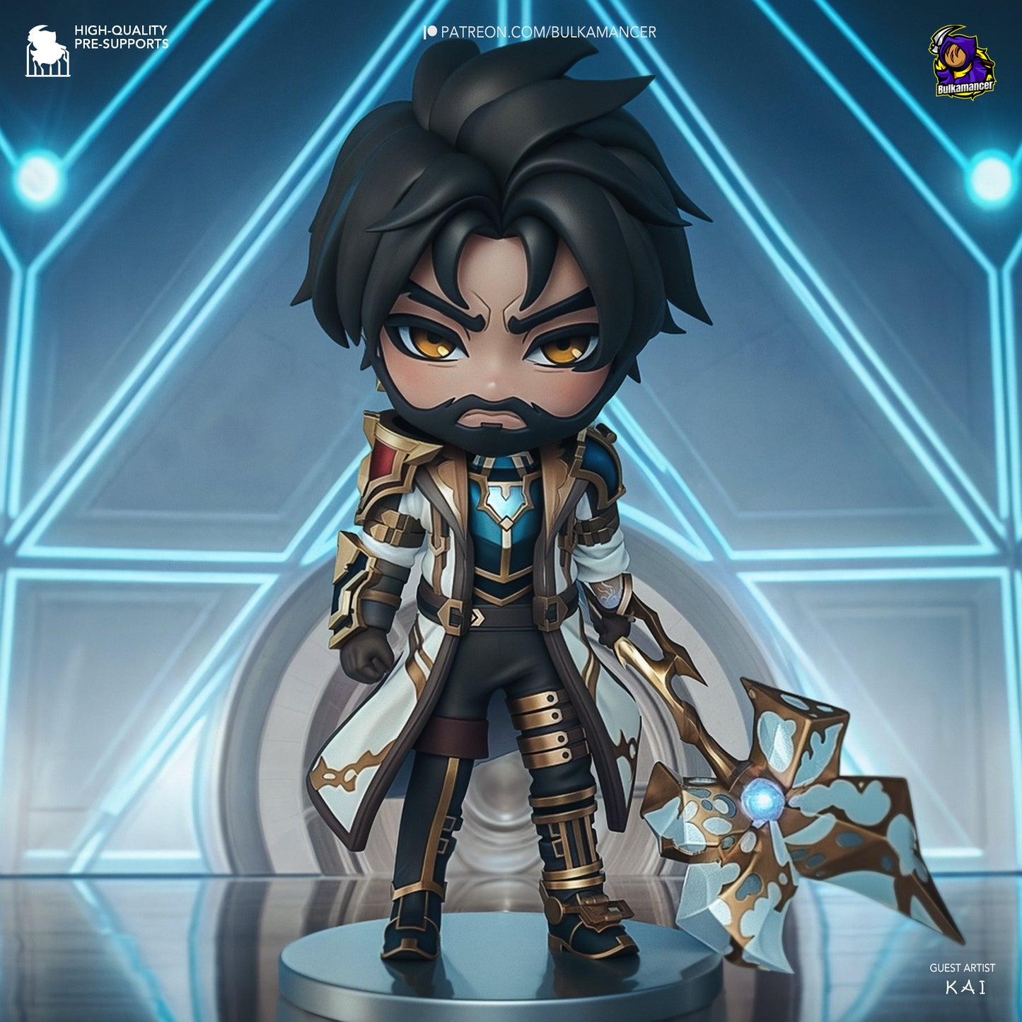 Bulkamancer Sculpts Arcane Chibi set - Arcane League of Legends