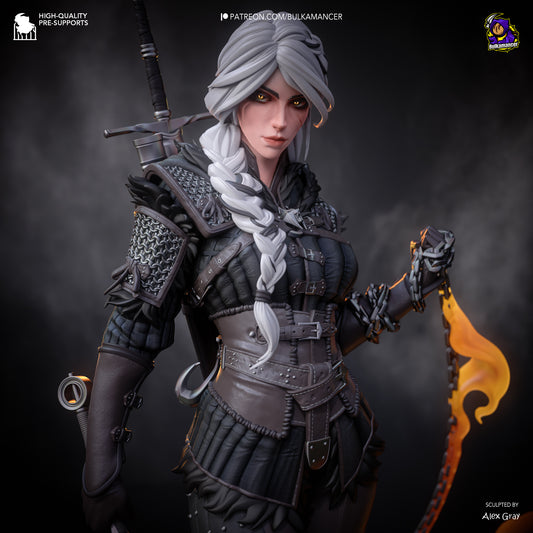 Bulkamancer Sculps  Ciri (Stylized) - The Witcher 4