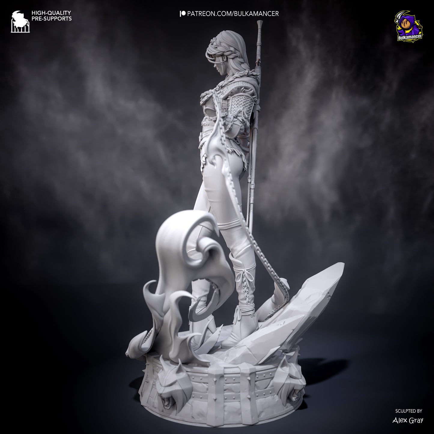Bulkamancer Sculps  Ciri (Stylized) - The Witcher 4