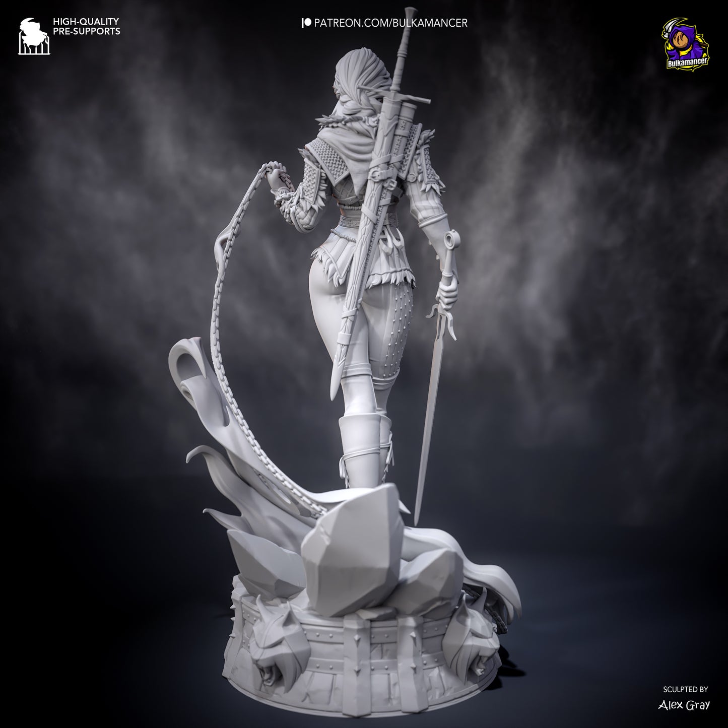 Bulkamancer Sculps  Ciri (Stylized) - The Witcher 4