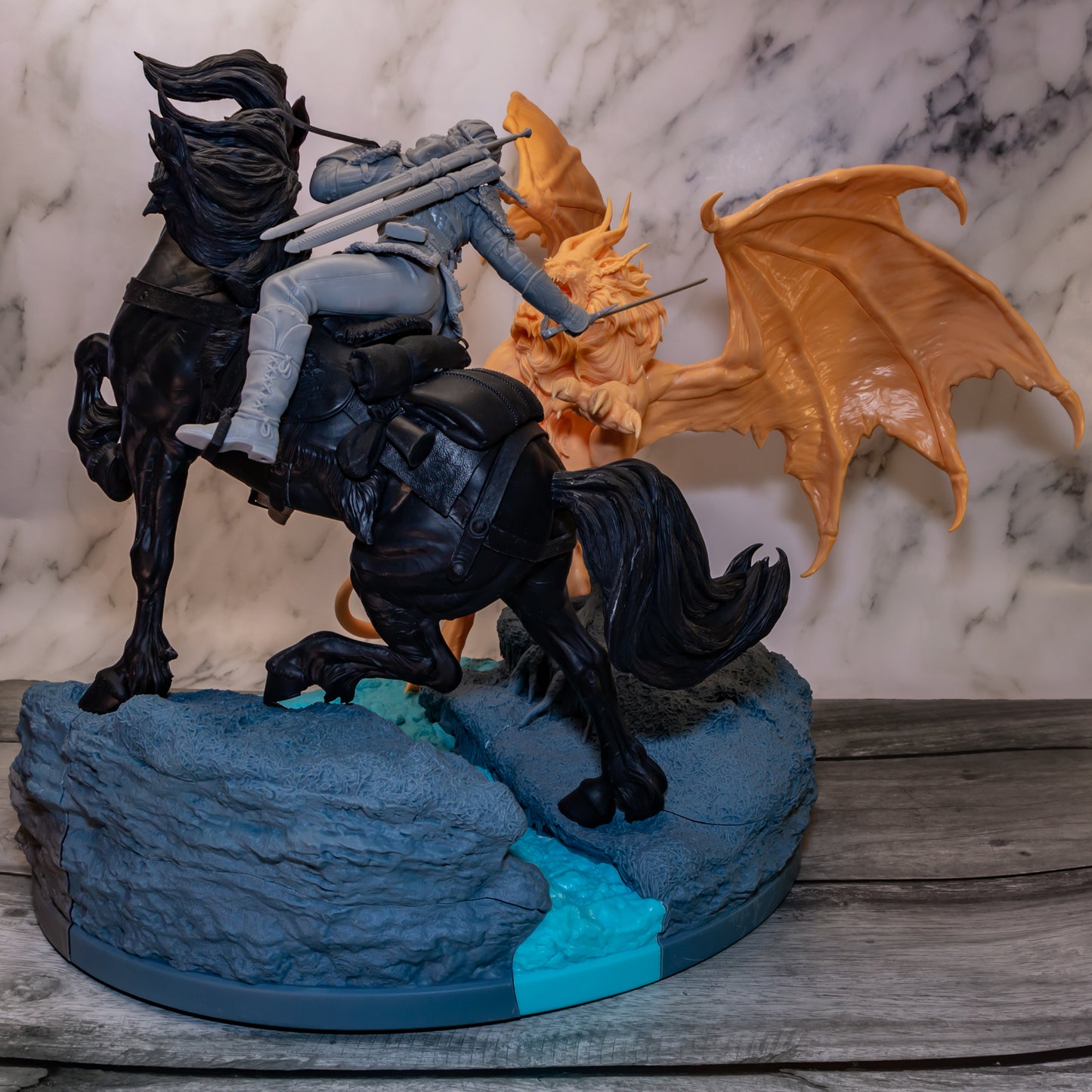 Bulkamancer Sculps Ciri vs Manticore - The Witcher IV