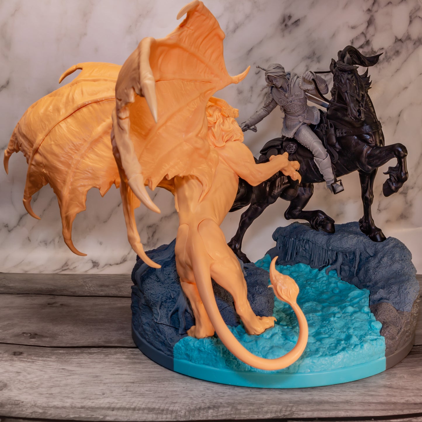 Bulkamancer Sculps Ciri vs Manticore - The Witcher IV