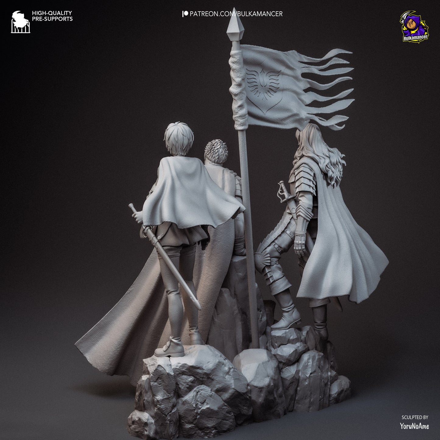 Bulkamancer Sculps Guts & Griffith & Casca  - Berserk: The Golden Age Arc