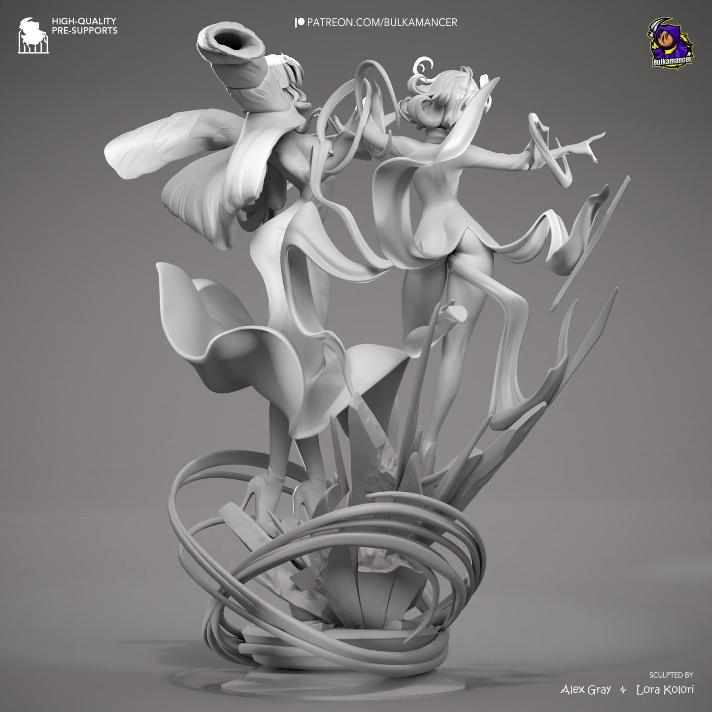 Bulkamancer Sculps  Fubuki and Tatsumaki - One Punch Man