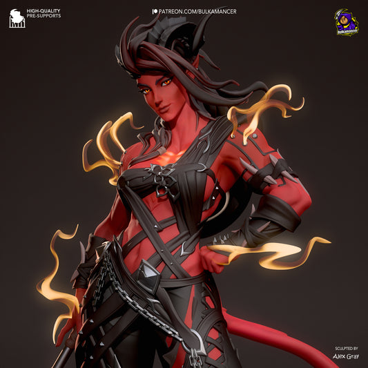 Bulkamancer Sculps Karlach (Stylized) - Baldur's Gate 3