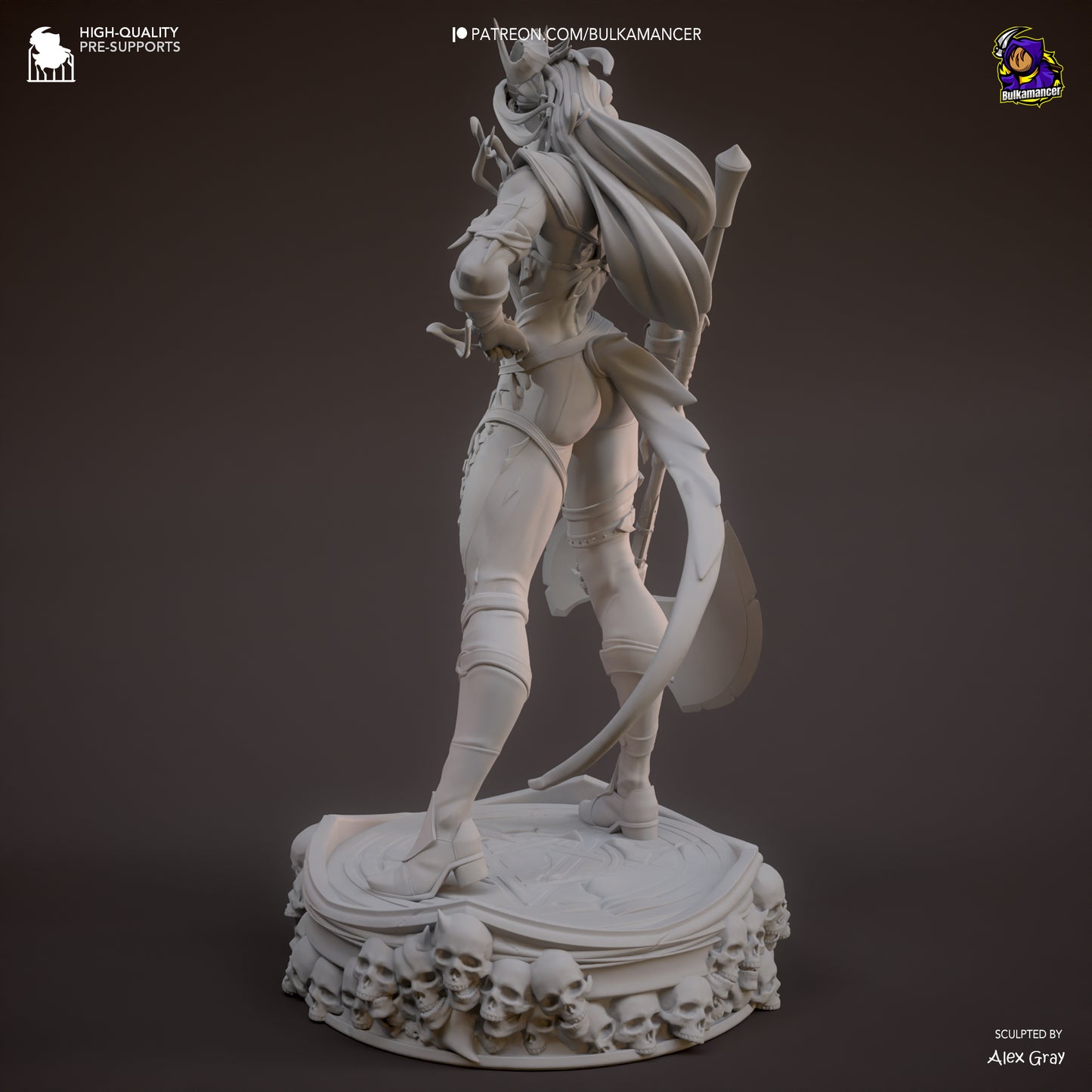 Bulkamancer Sculps Karlach (Stylized) - Baldur's Gate 3