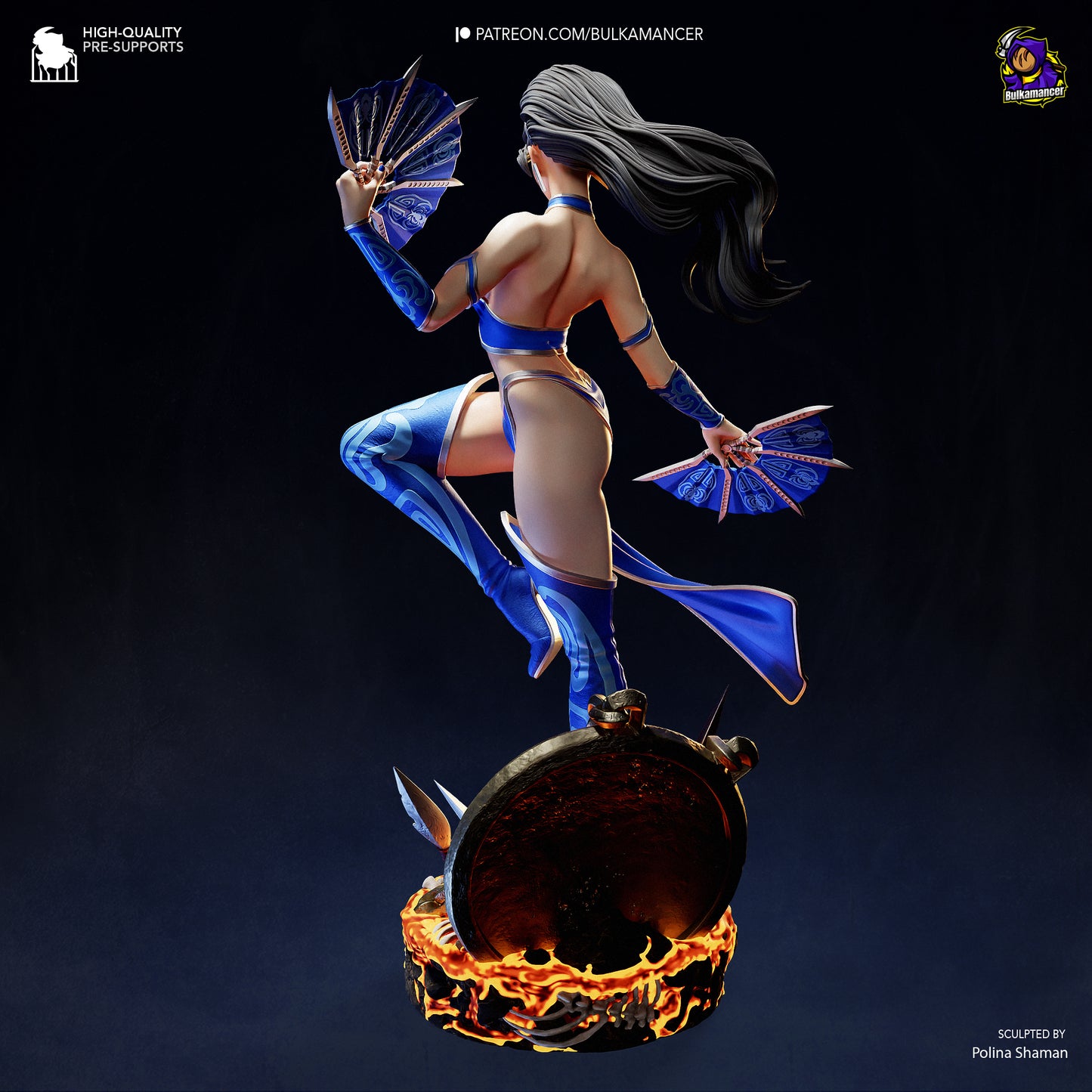 Bulkamancer Sculps Kitana - Mortal Kombat