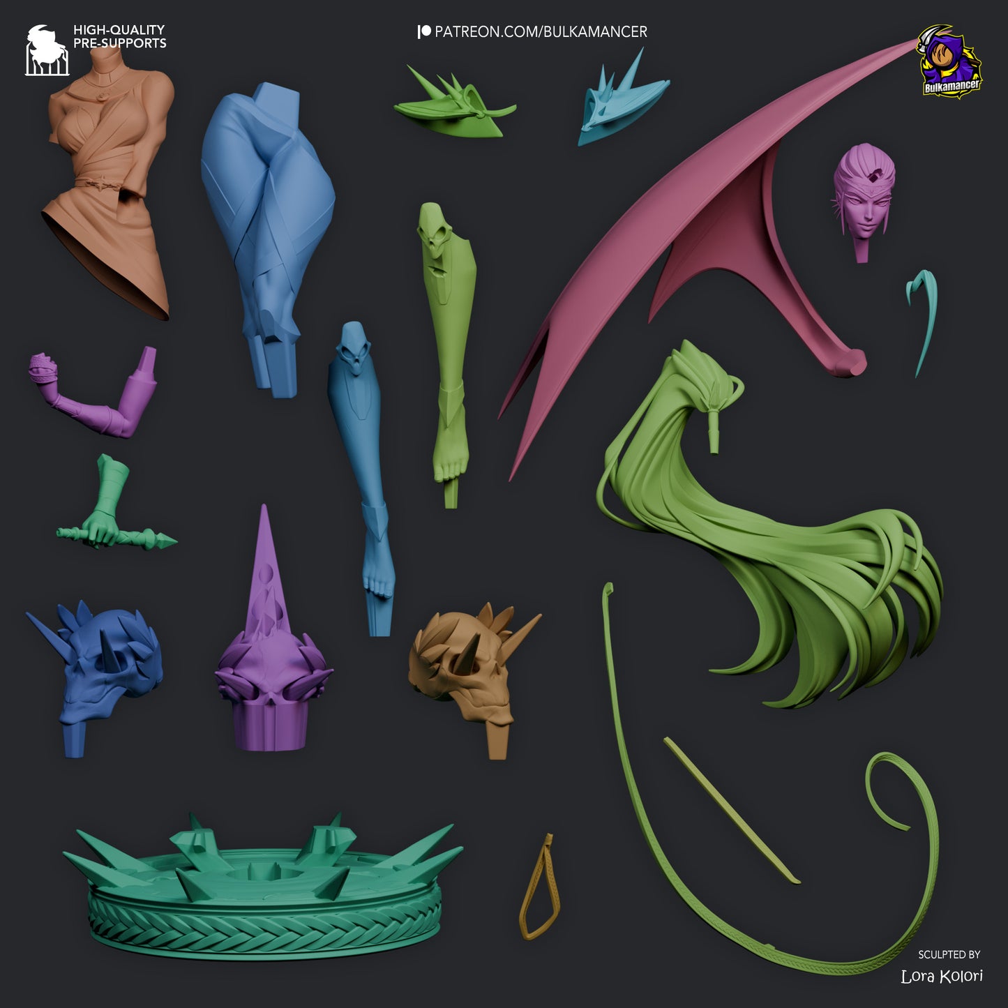 Bulkamancer Sculps Megaera - Hades