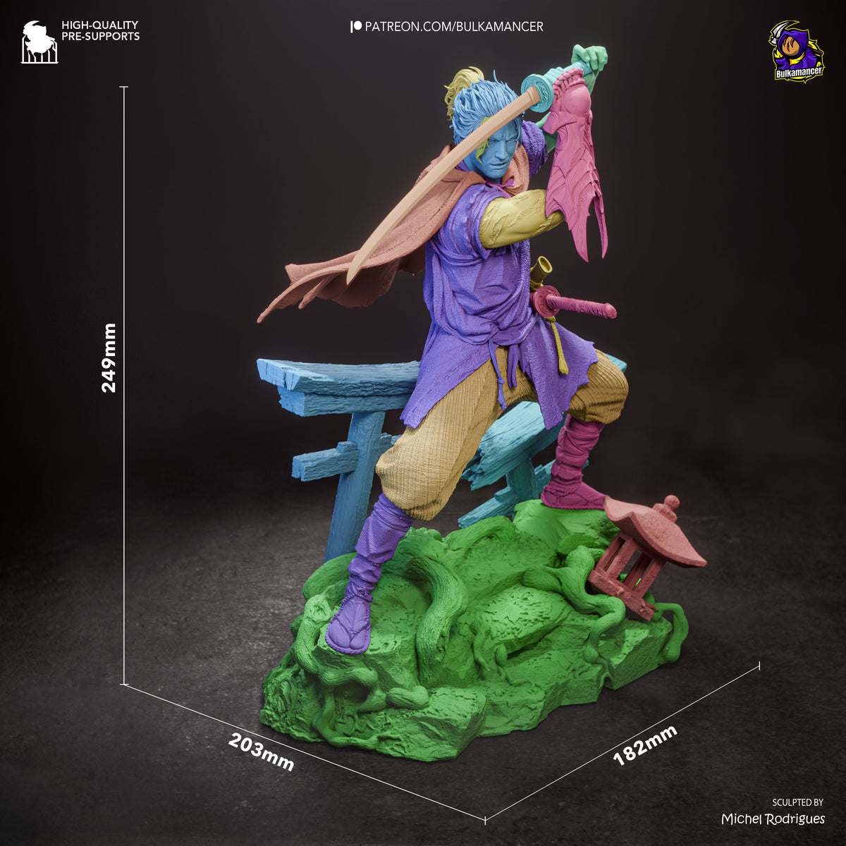 Bulkamancer Sculps Miyamoto Musashi - Onimusha